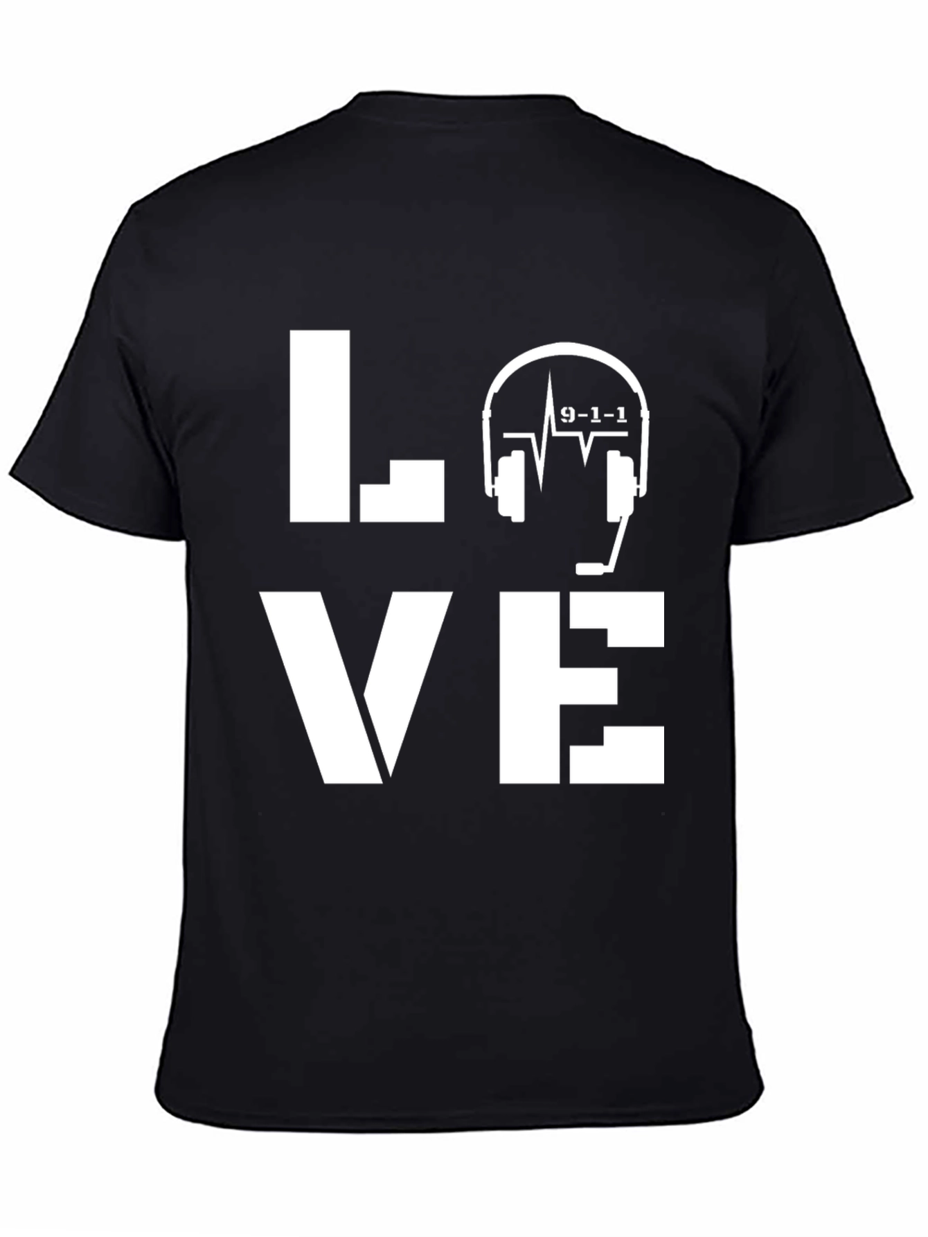 Love 911 Dispatcher T-Shirt - Emergency Services Tee