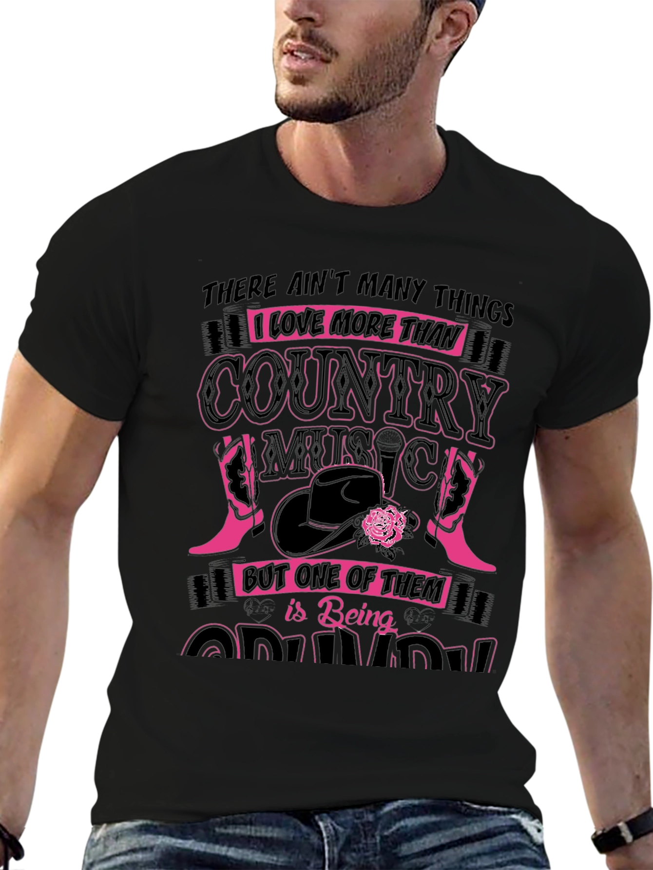 Country Music & Being Grandma Graphic Tee