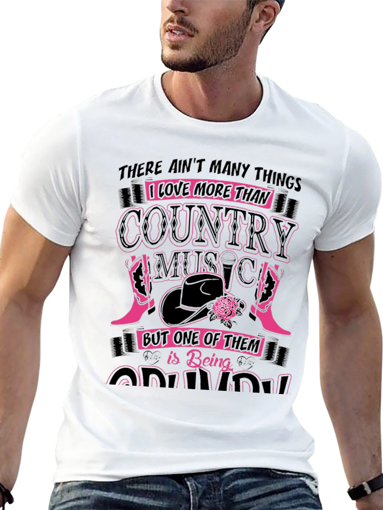 Country Music & Being Grandma Graphic Tee