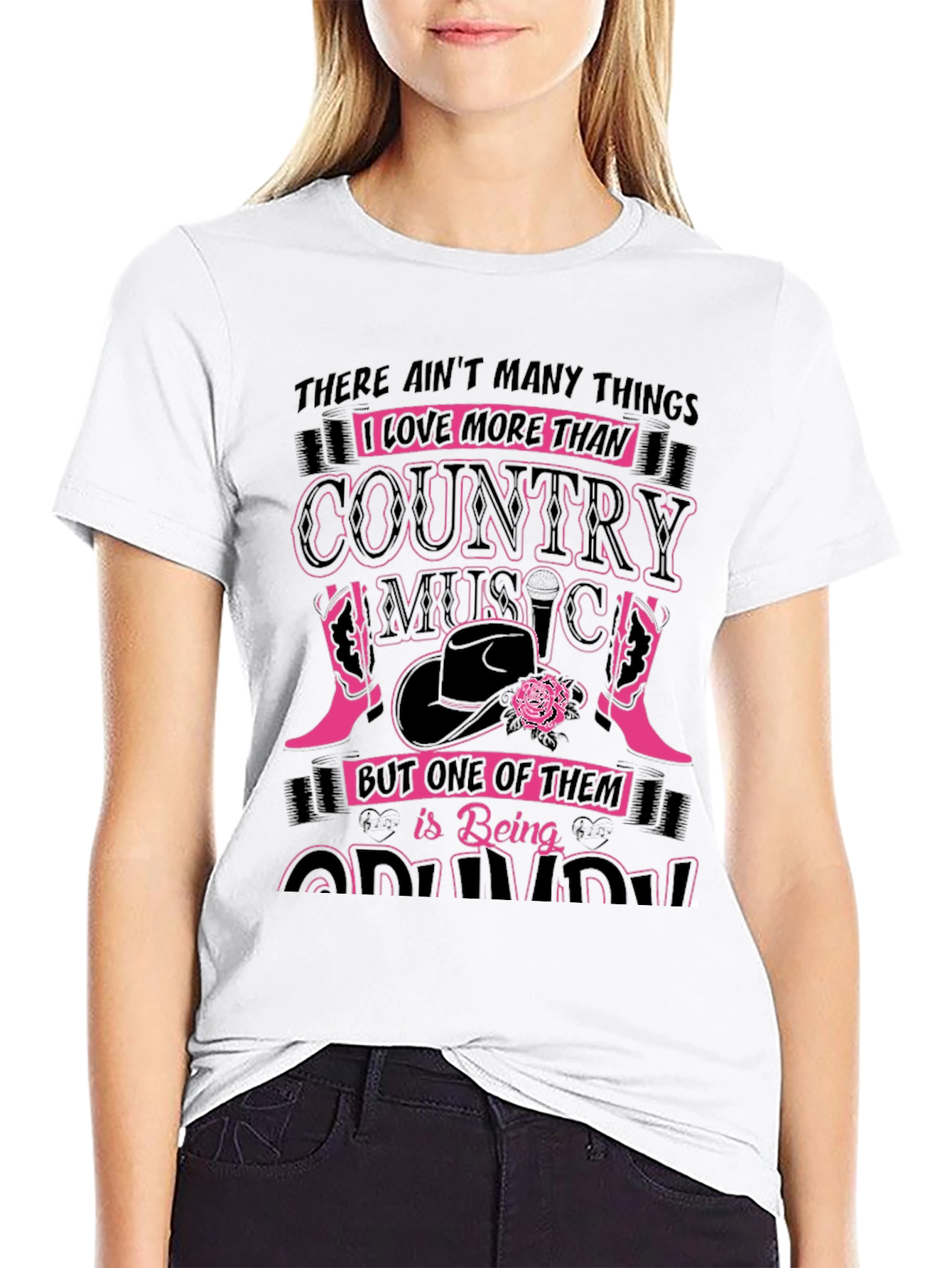 Country Music & Being Grandma Graphic Tee