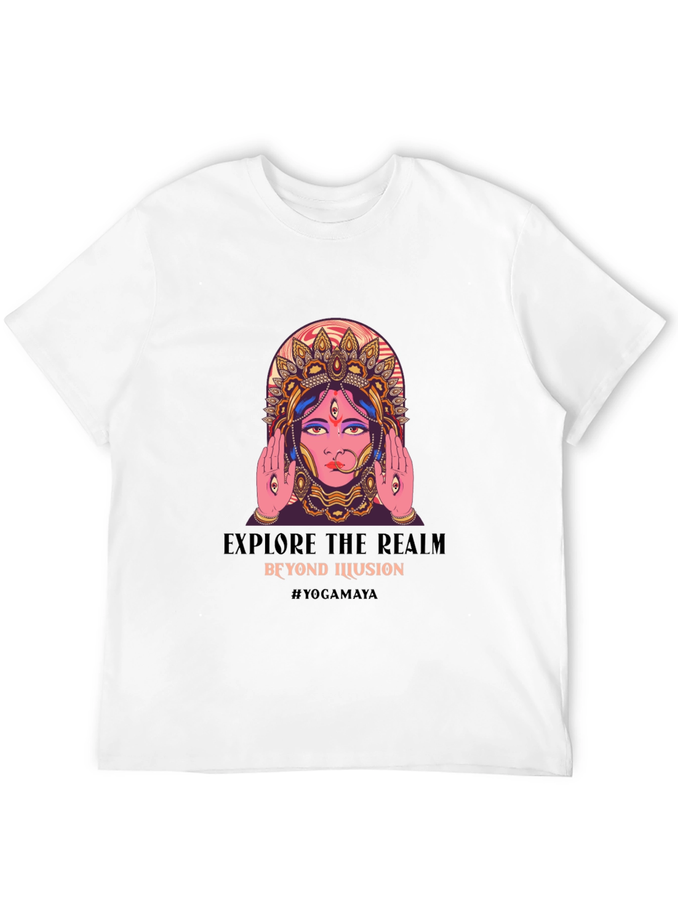 Yogamaya Graphic Tee - Explore Beyond Illusion