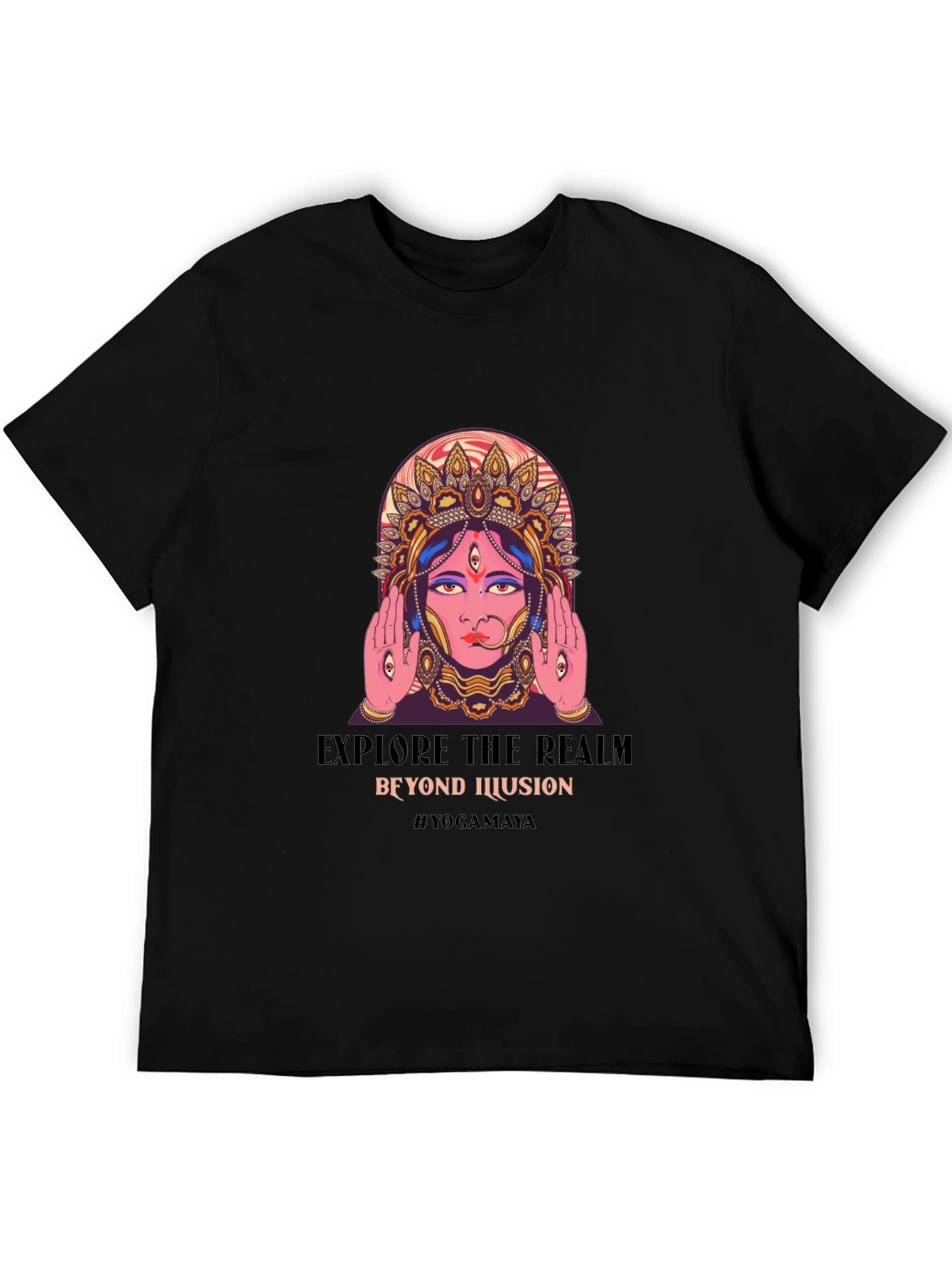 Yogamaya Graphic Tee - Explore Beyond Illusion