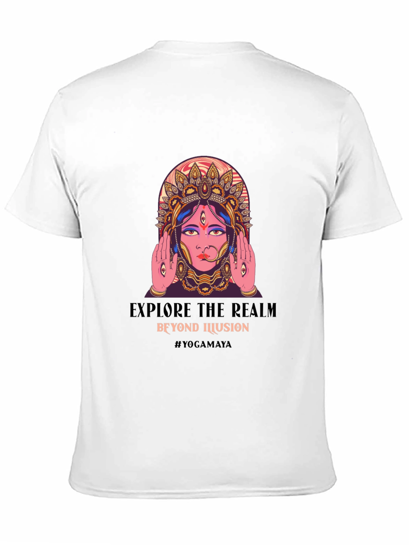 Yogamaya Graphic Tee - Explore Beyond Illusion