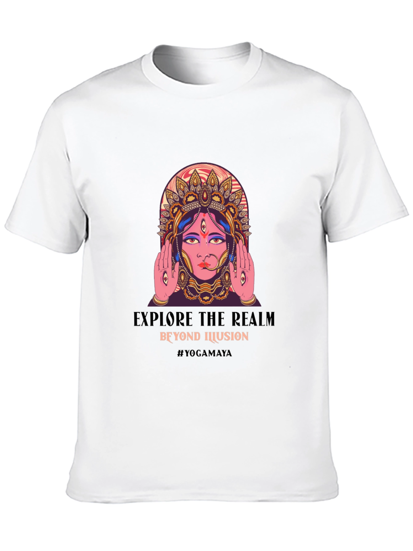 Yogamaya Graphic Tee - Explore Beyond Illusion