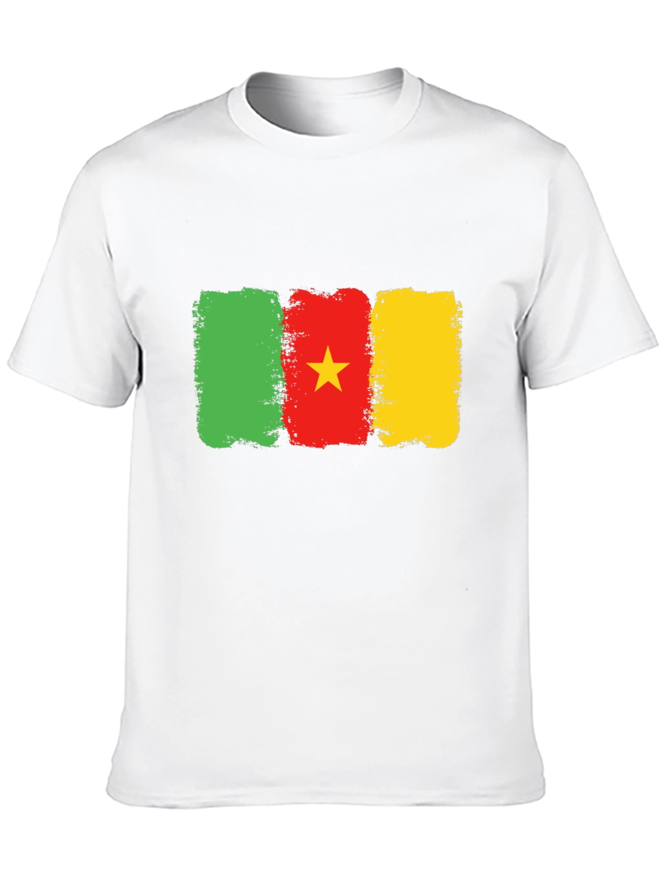 Cameroon Flag T-Shirt: Green Red & Yellow Graphic Tee