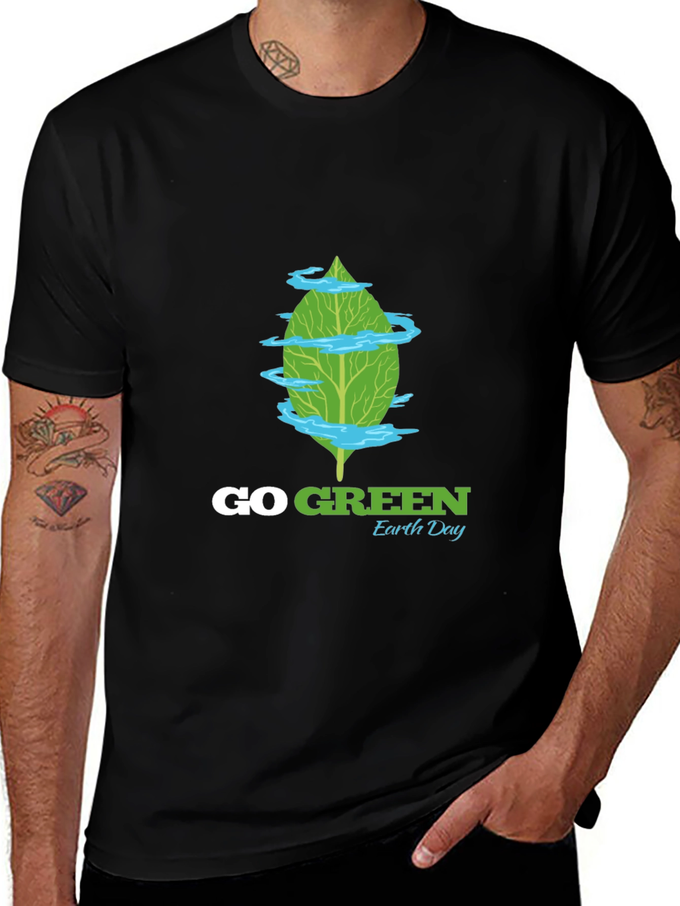 Go Green Earth Day T-Shirt