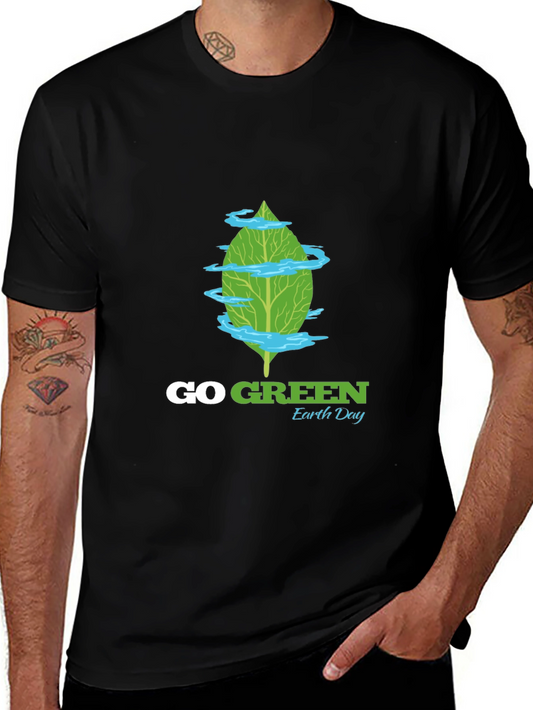 Go Green Earth Day T-Shirt