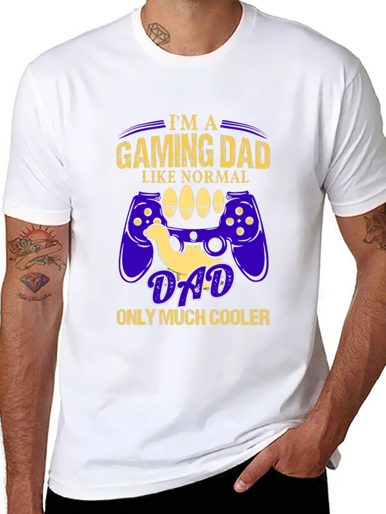 Gaming Dad T-Shirt - Cool Fathers Day Gift