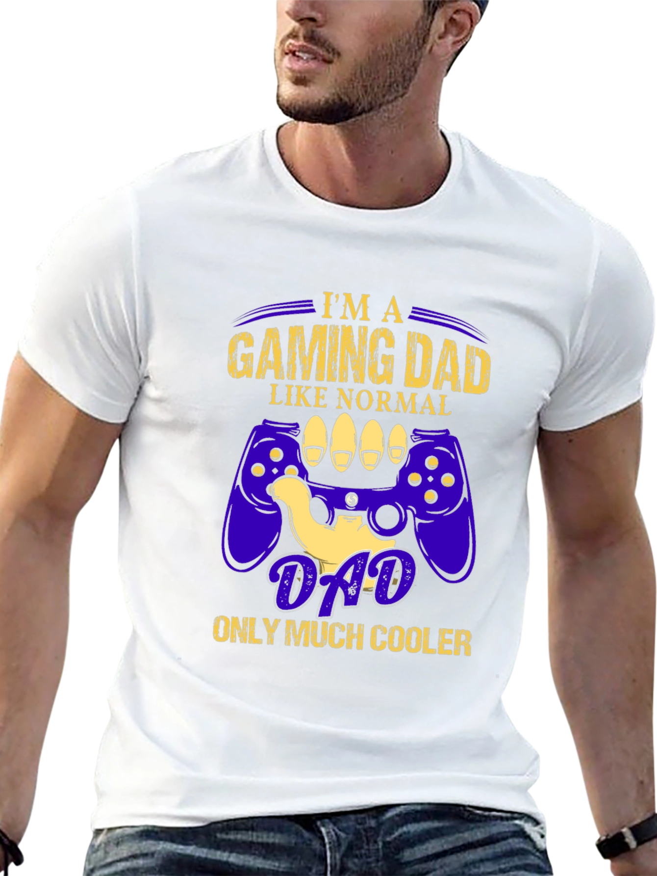 Gaming Dad T-Shirt - Cool Fathers Day Gift