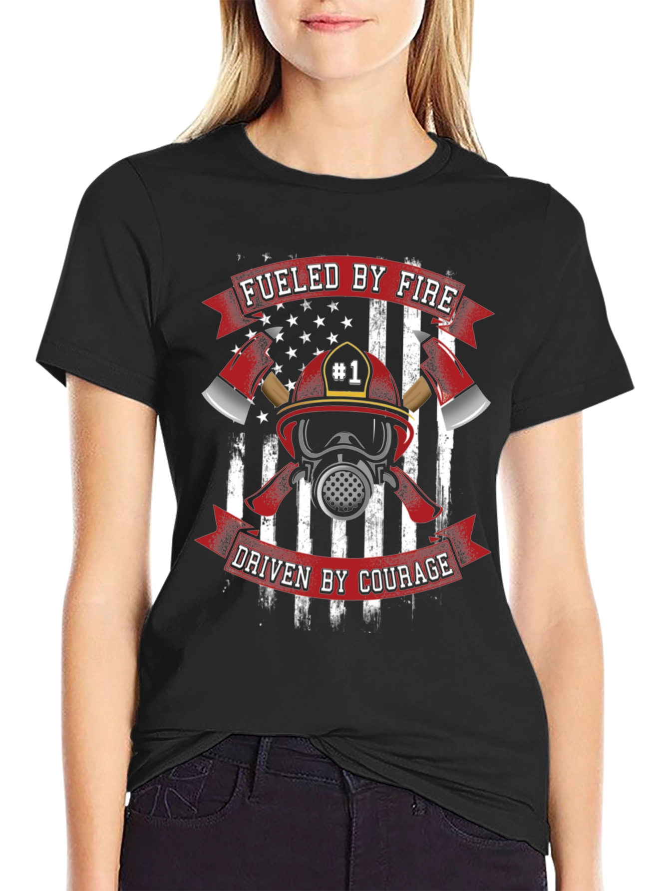 Fueled By Fire Driven By Courage T-Shirt