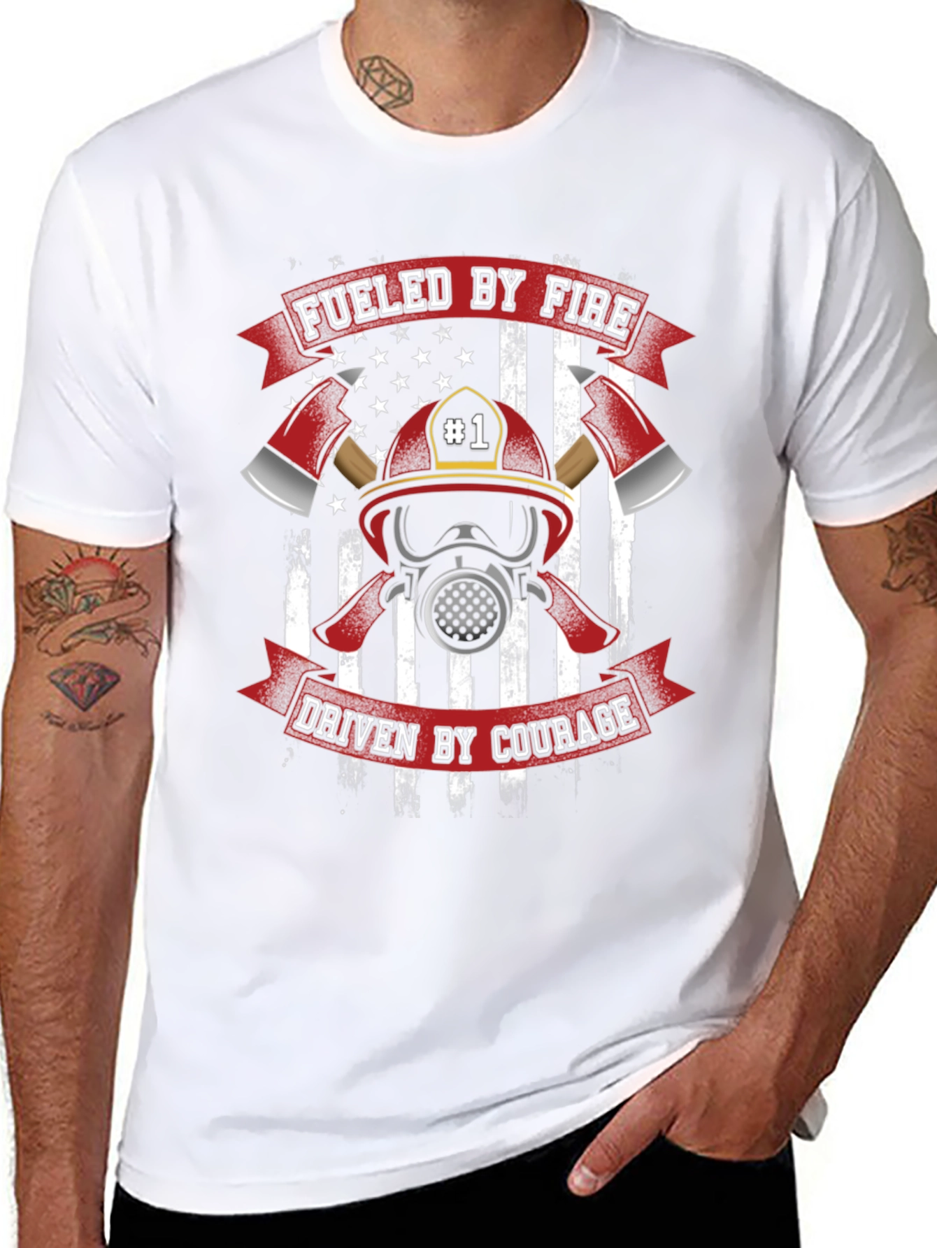 Fueled By Fire Driven By Courage T-Shirt