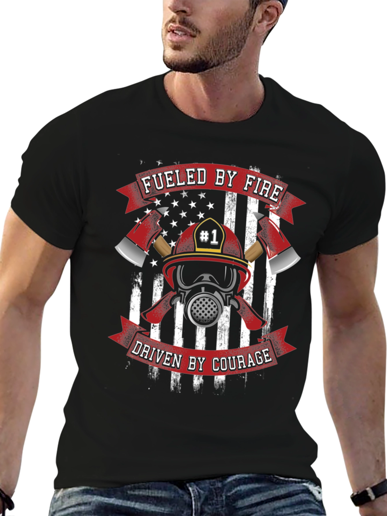 Fueled By Fire Driven By Courage T-Shirt