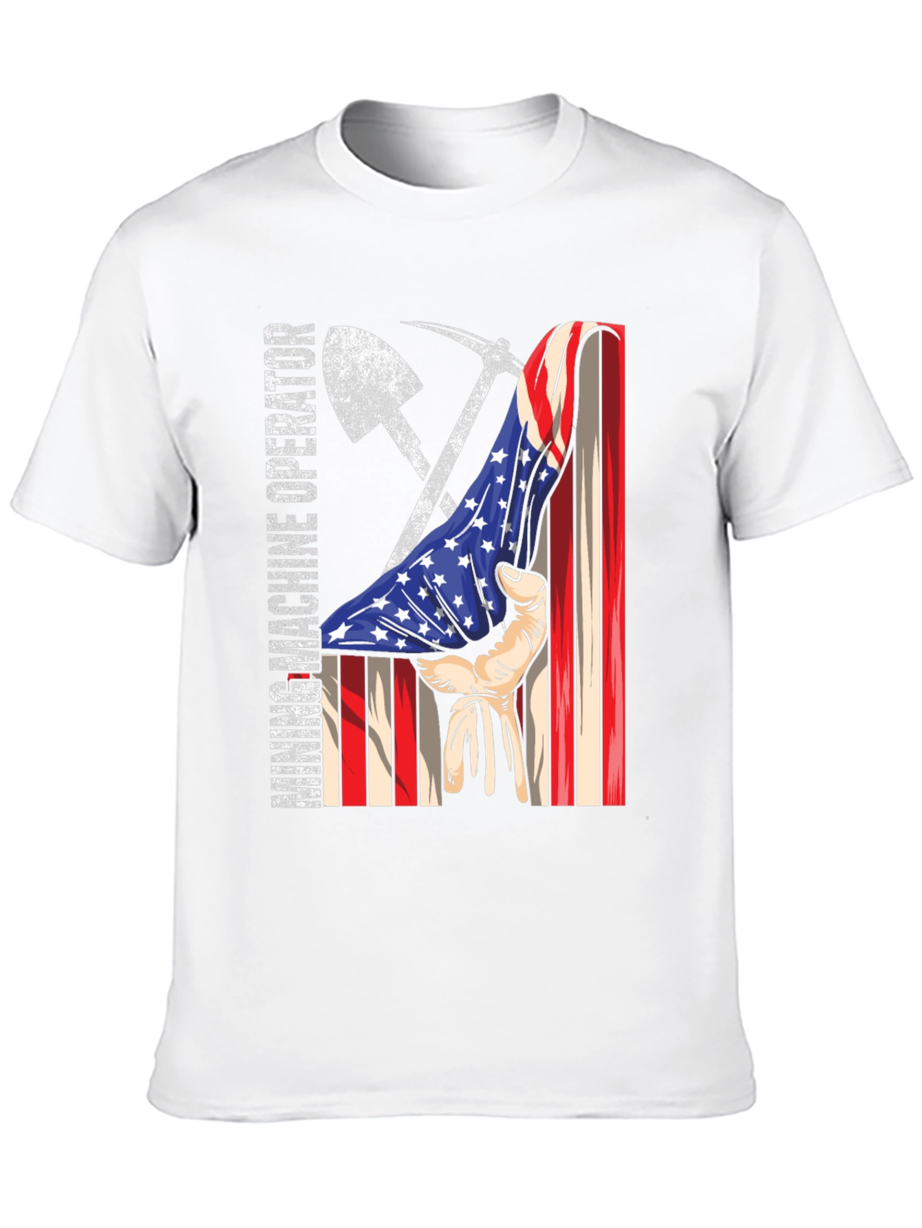 Mining Operator American Flag T-Shirt
