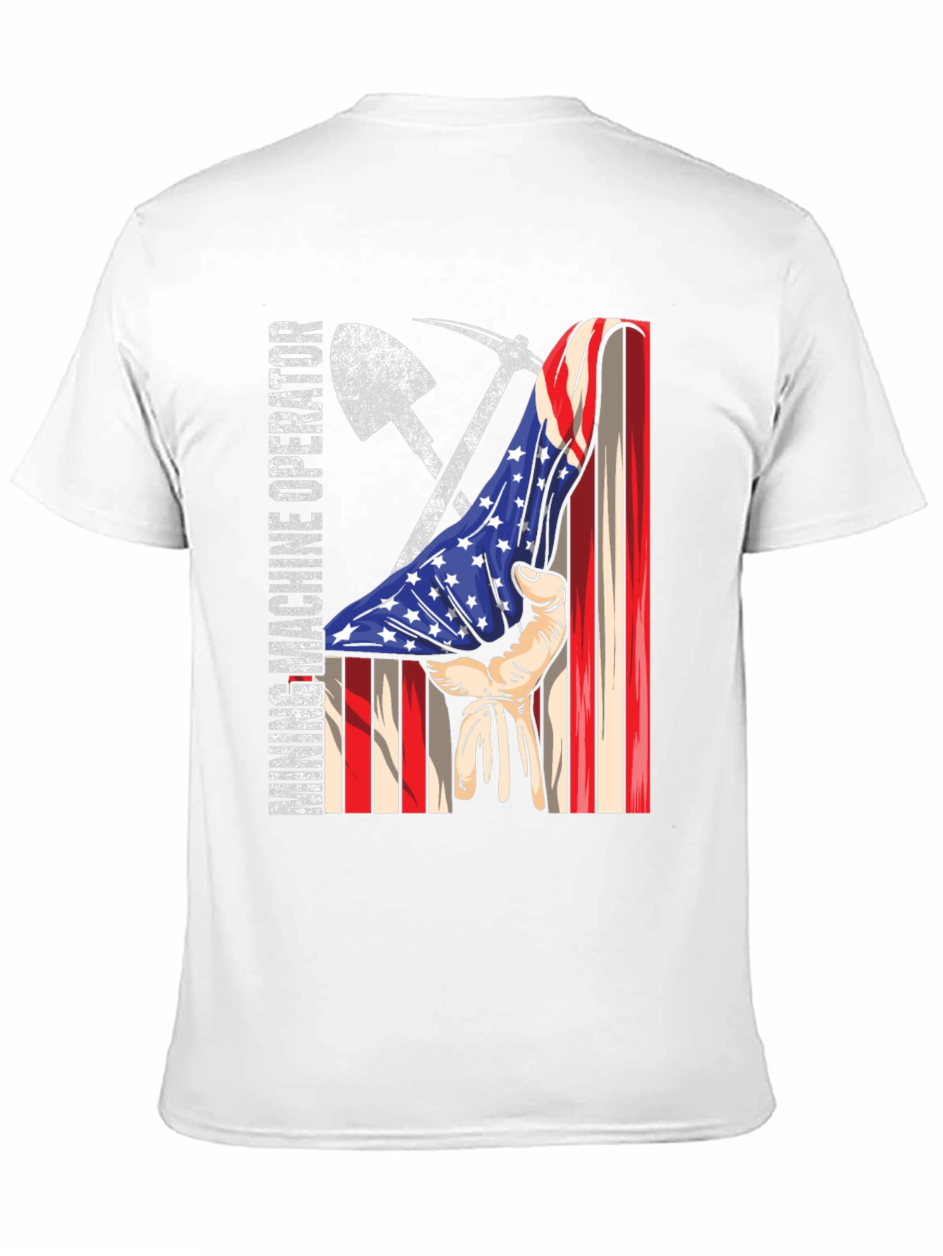 Mining Operator American Flag T-Shirt