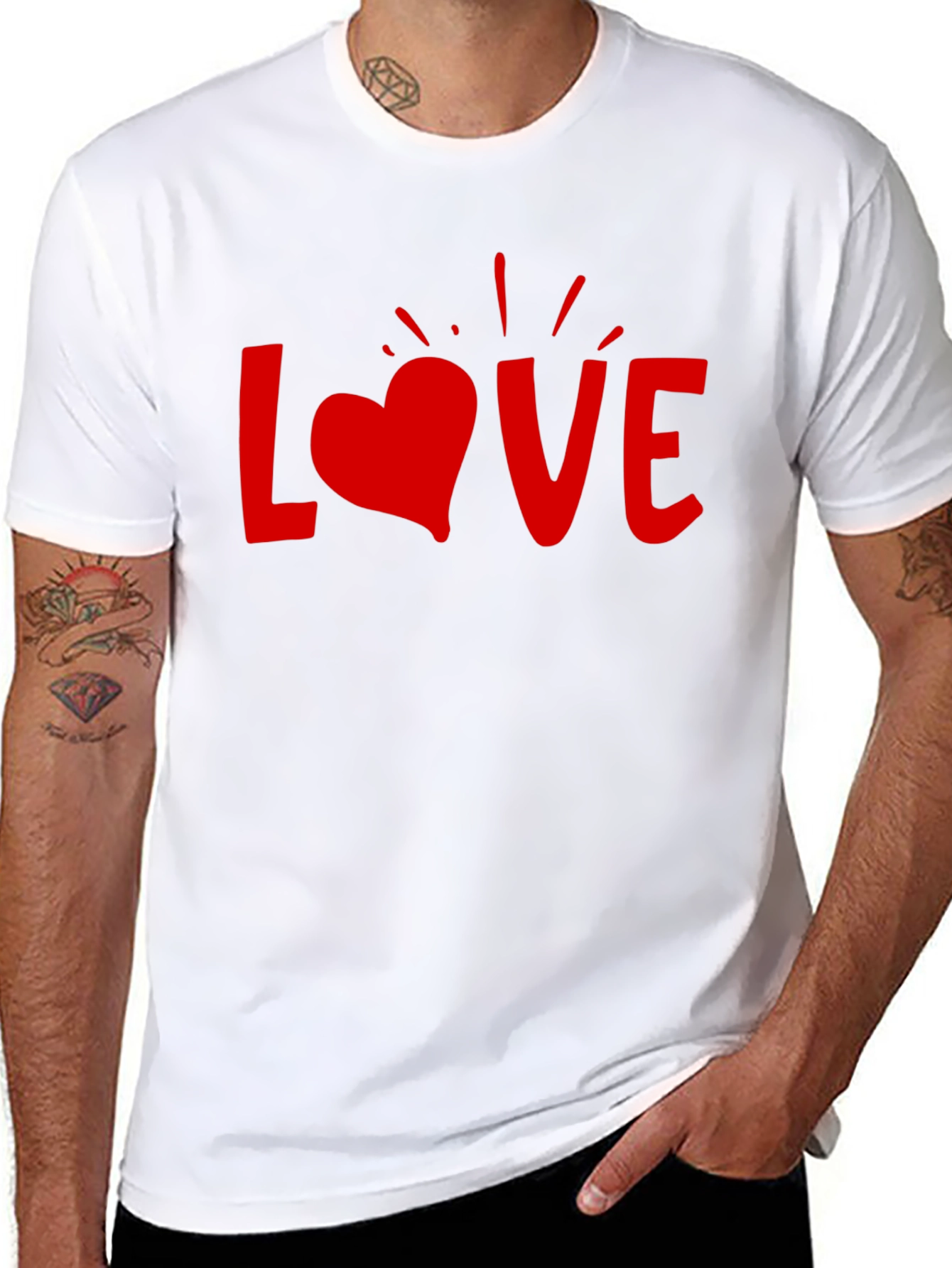 Love Heart Valentines Day T-Shirt