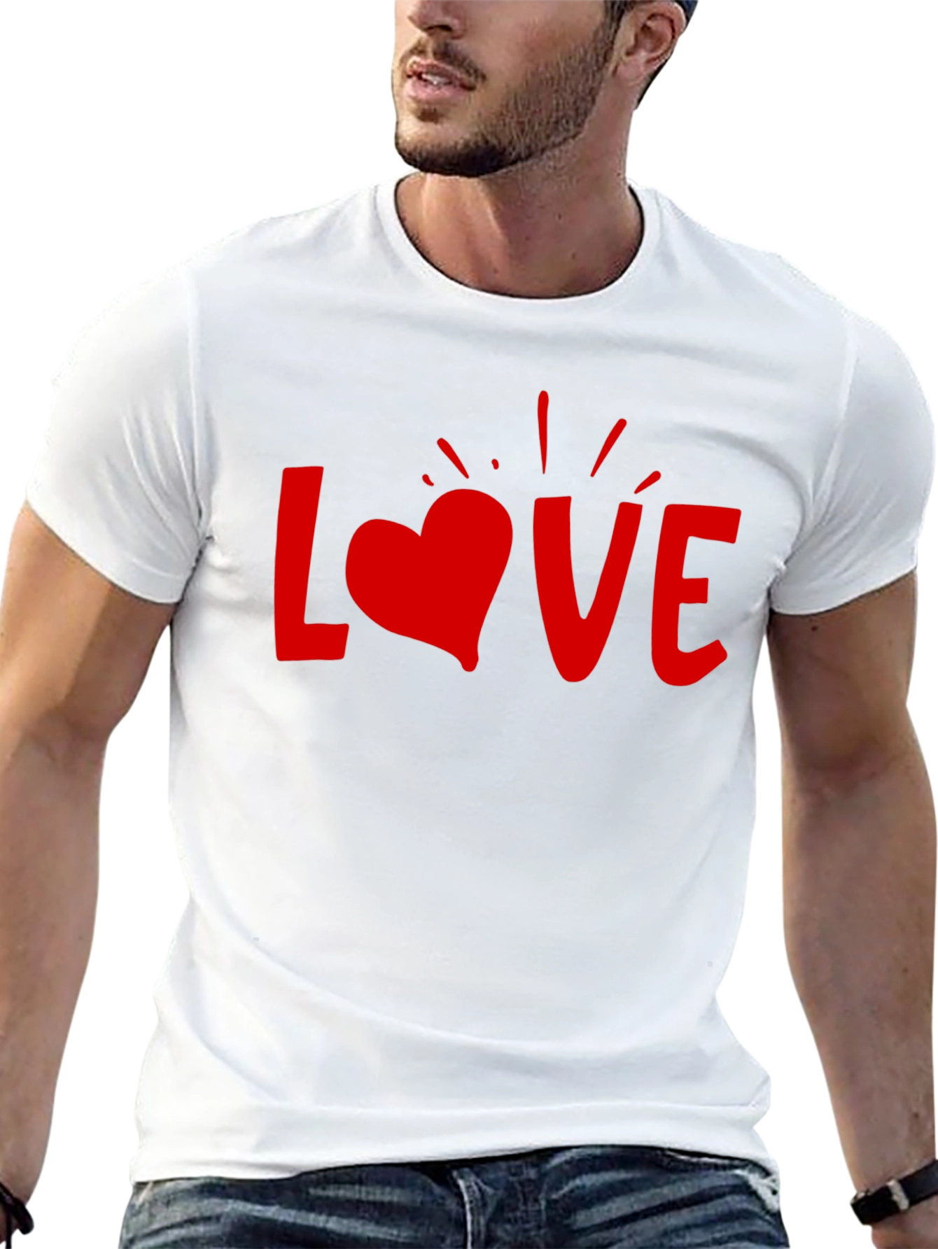 Love Heart Valentines Day T-Shirt