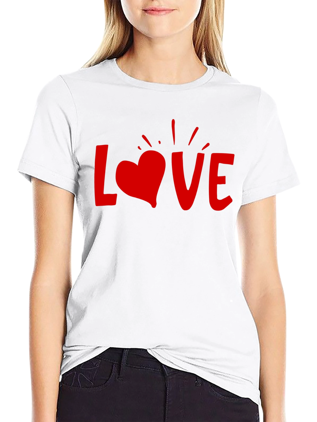Love Heart Valentines Day T-Shirt