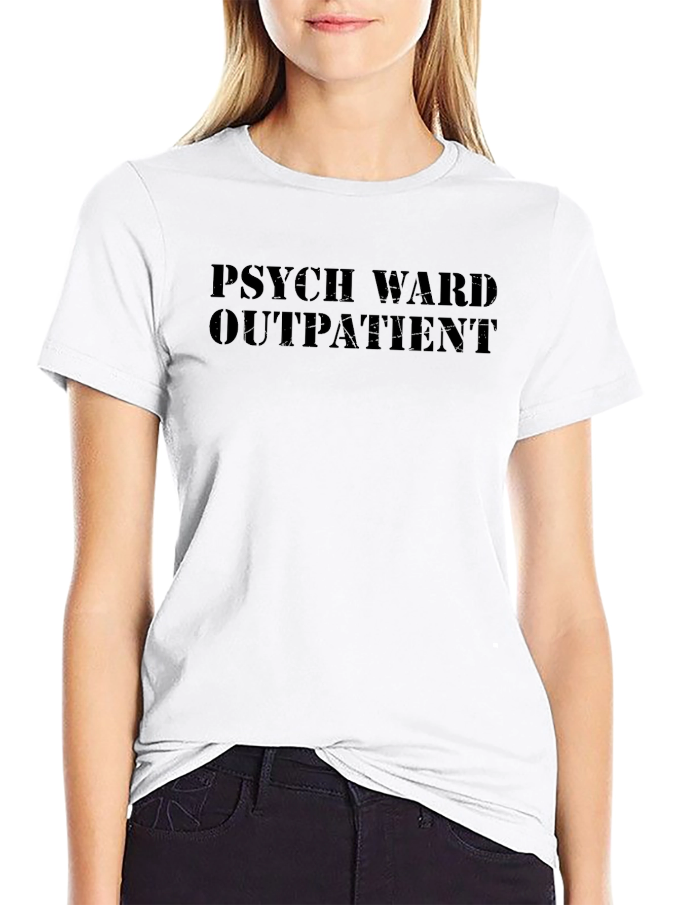 Psych Ward Outpatient Graphic Tee - Black