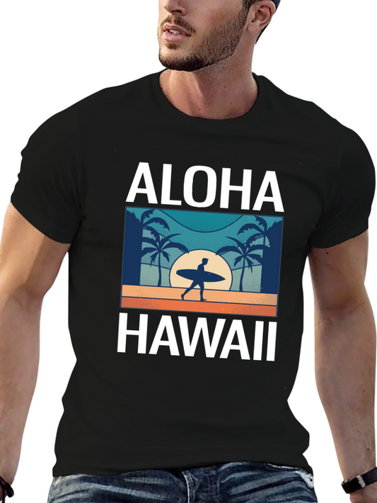 Aloha Hawaii Graphic T-Shirt