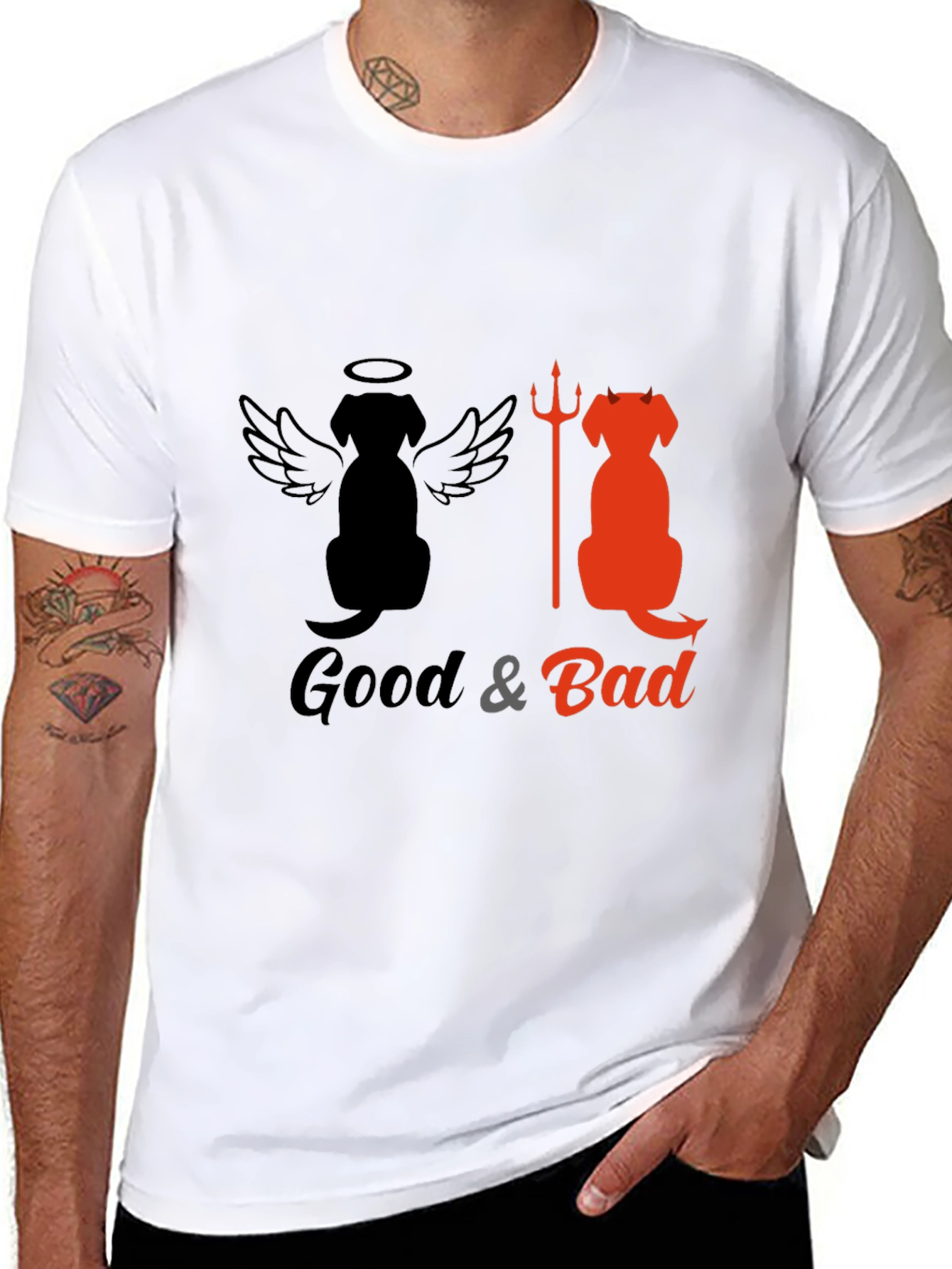 Good & Bad Dog Graphic Tee