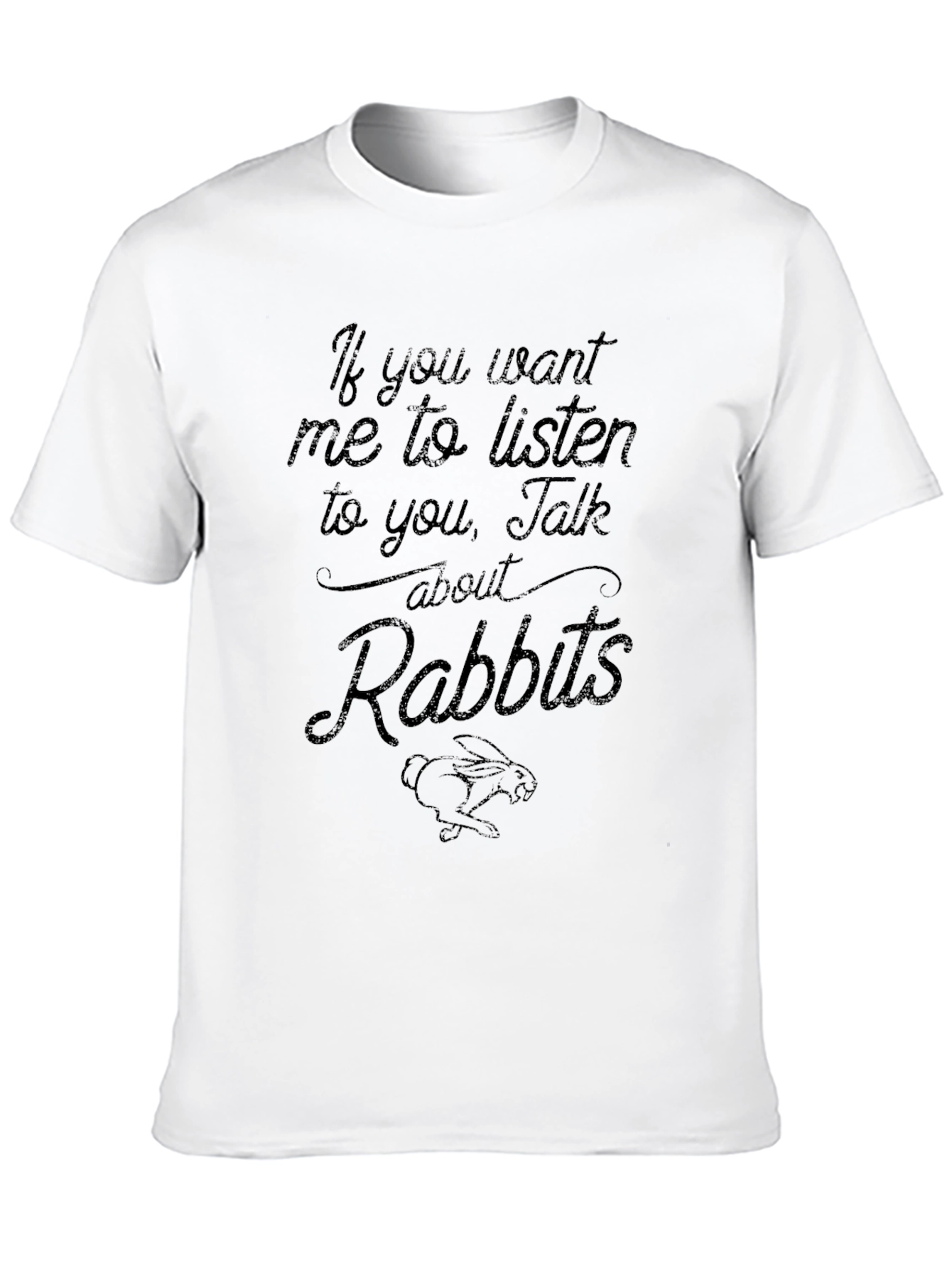 Talk About Rabbits Graphic T-Shirt