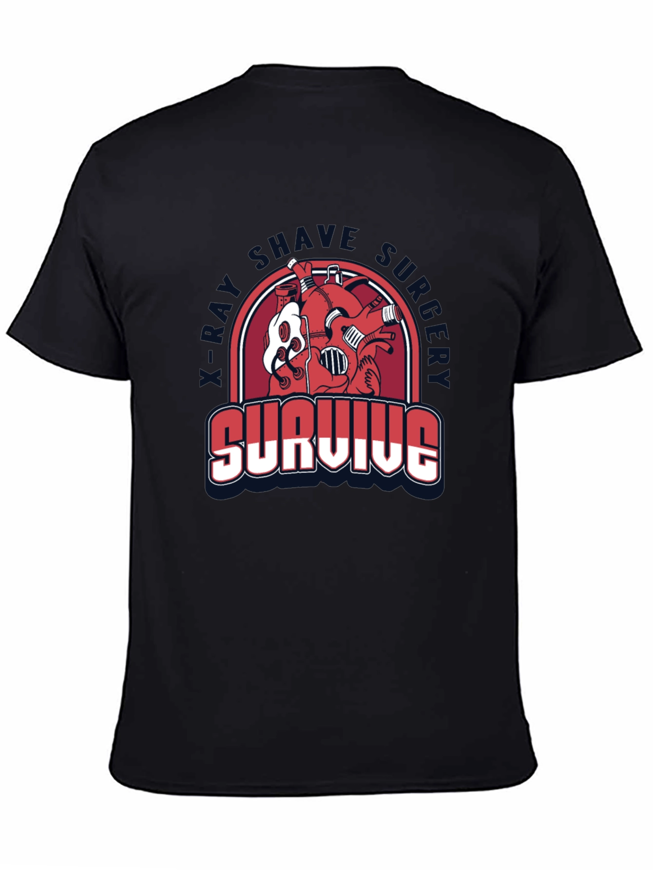 Survive X-Ray Shave Funny T-Shirt