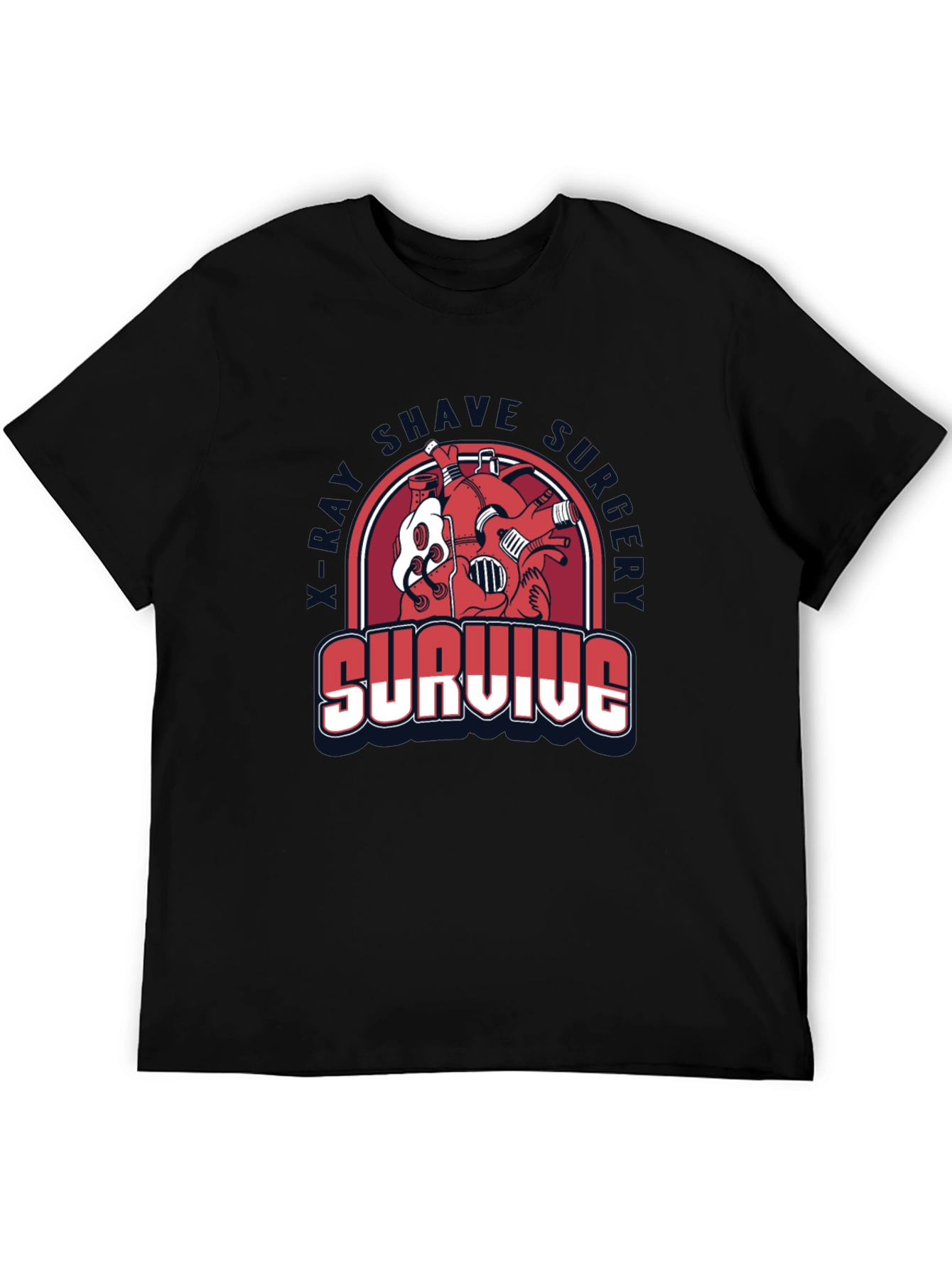Survive X-Ray Shave Funny T-Shirt