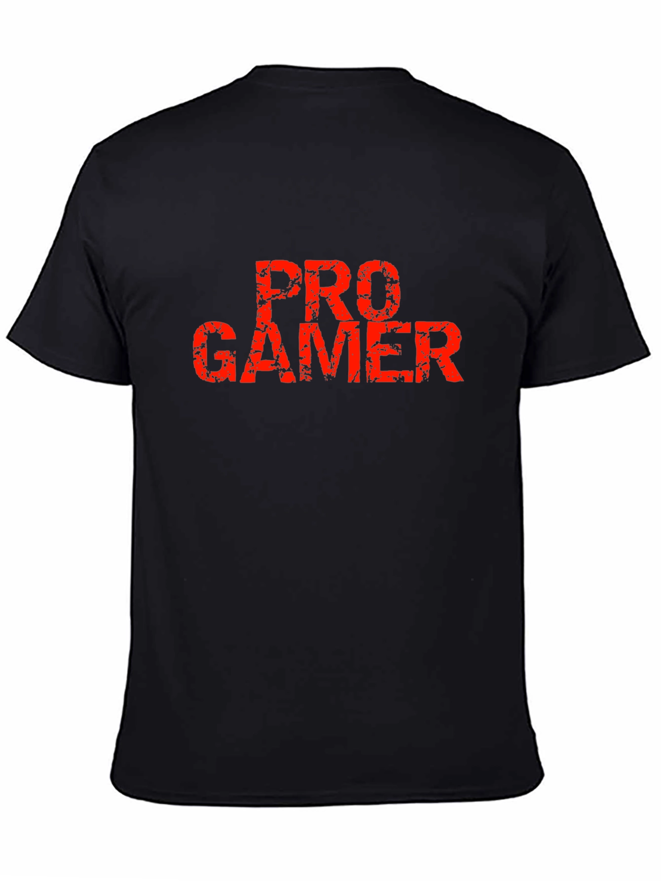 Pro Gamer Distressed Graphic Tee - Black