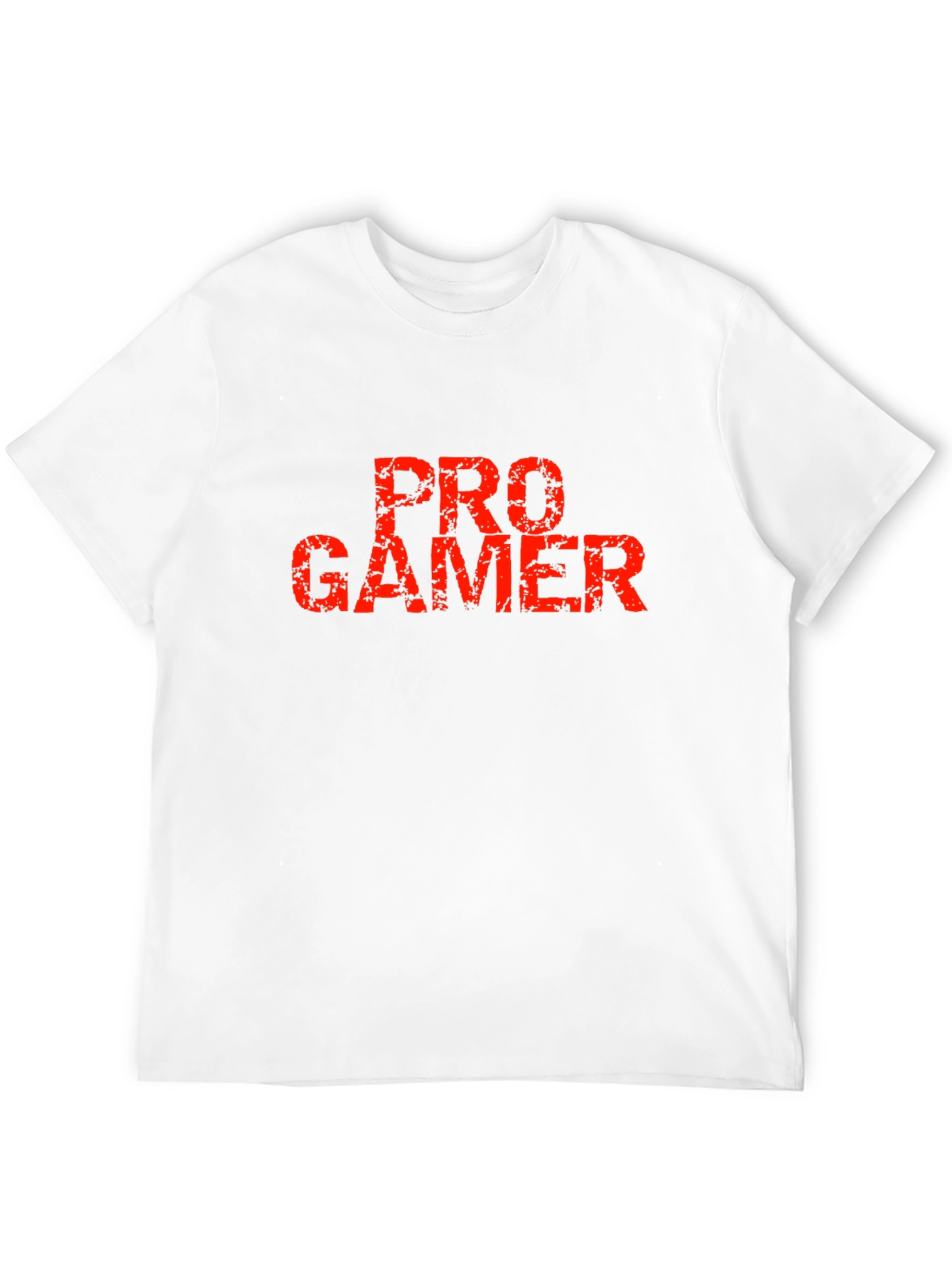 Pro Gamer Distressed Graphic Tee - Black