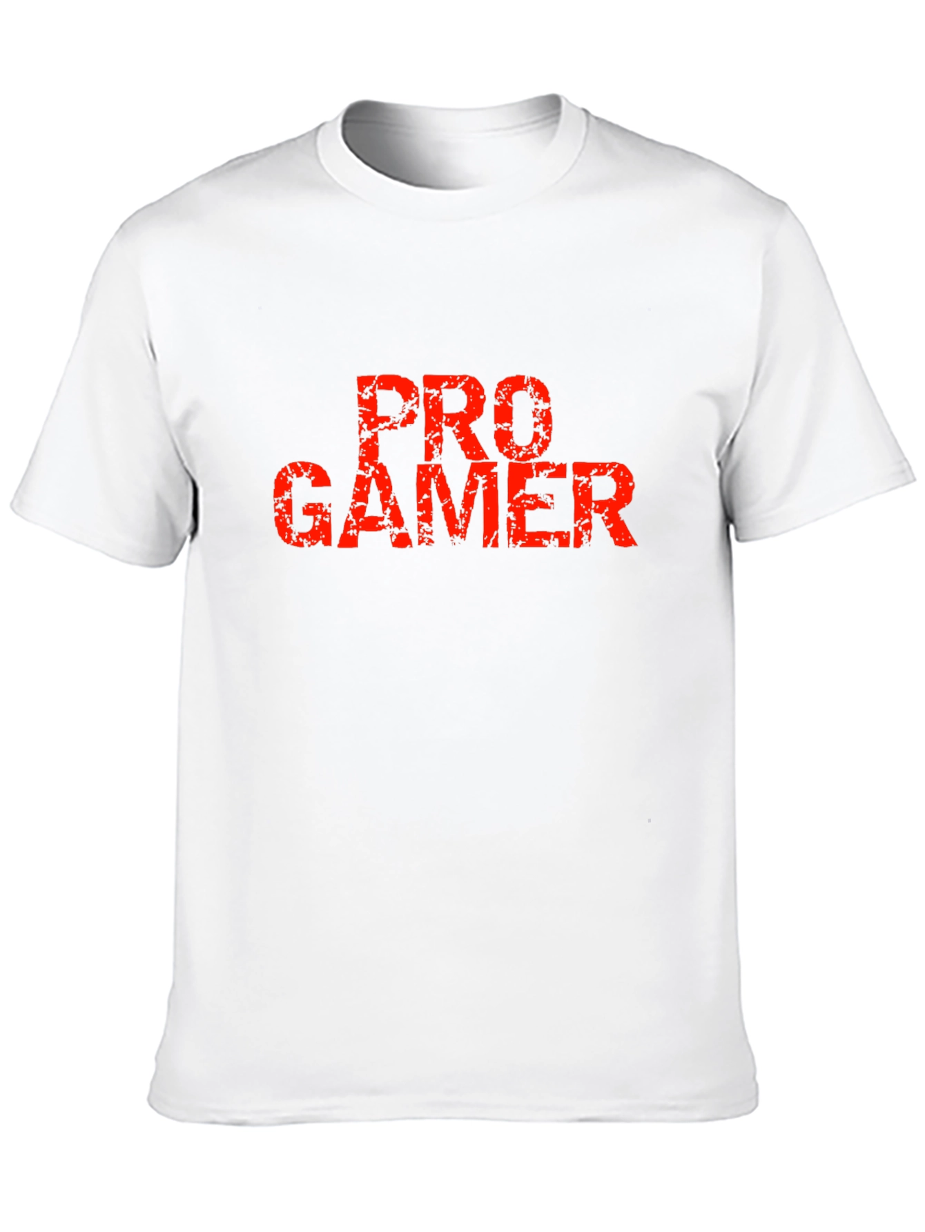 Pro Gamer Distressed Graphic Tee - Black