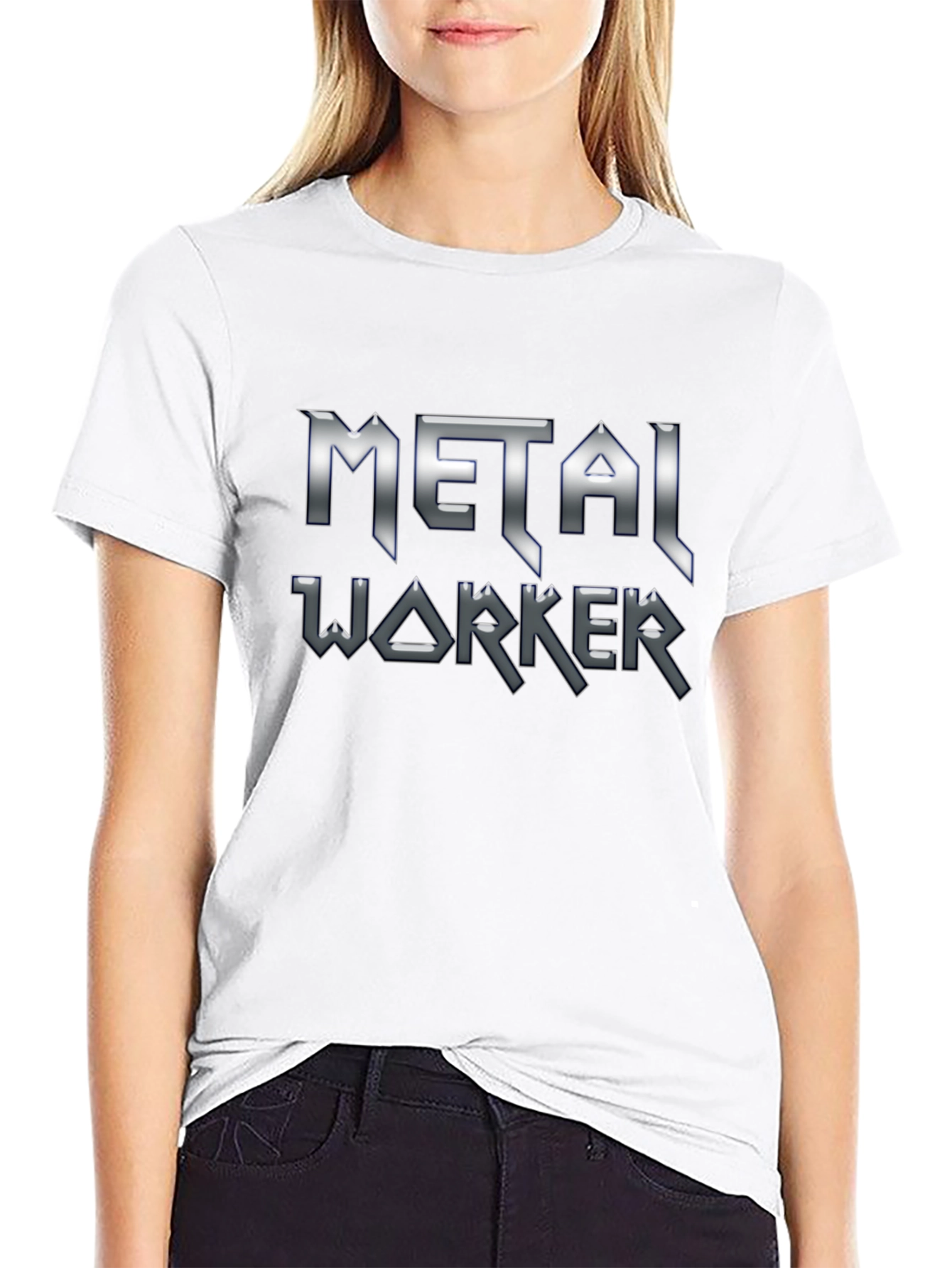 Metal Worker T-Shirt - Heavy Metal Style
