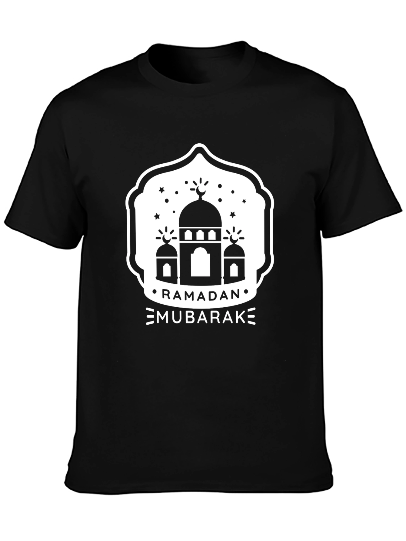 Ramadan Mubarak Black T-Shirt