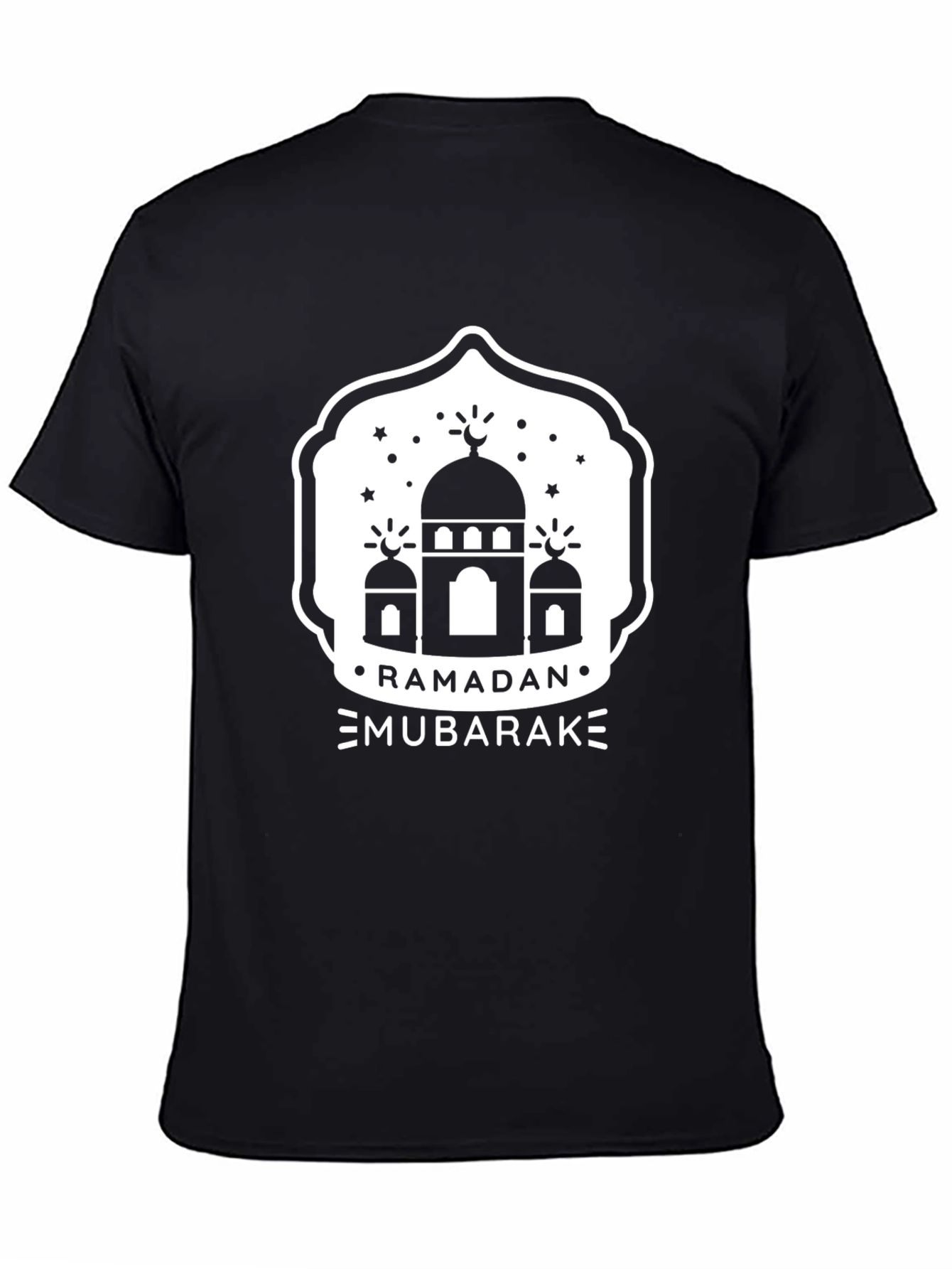 Ramadan Mubarak Black T-Shirt