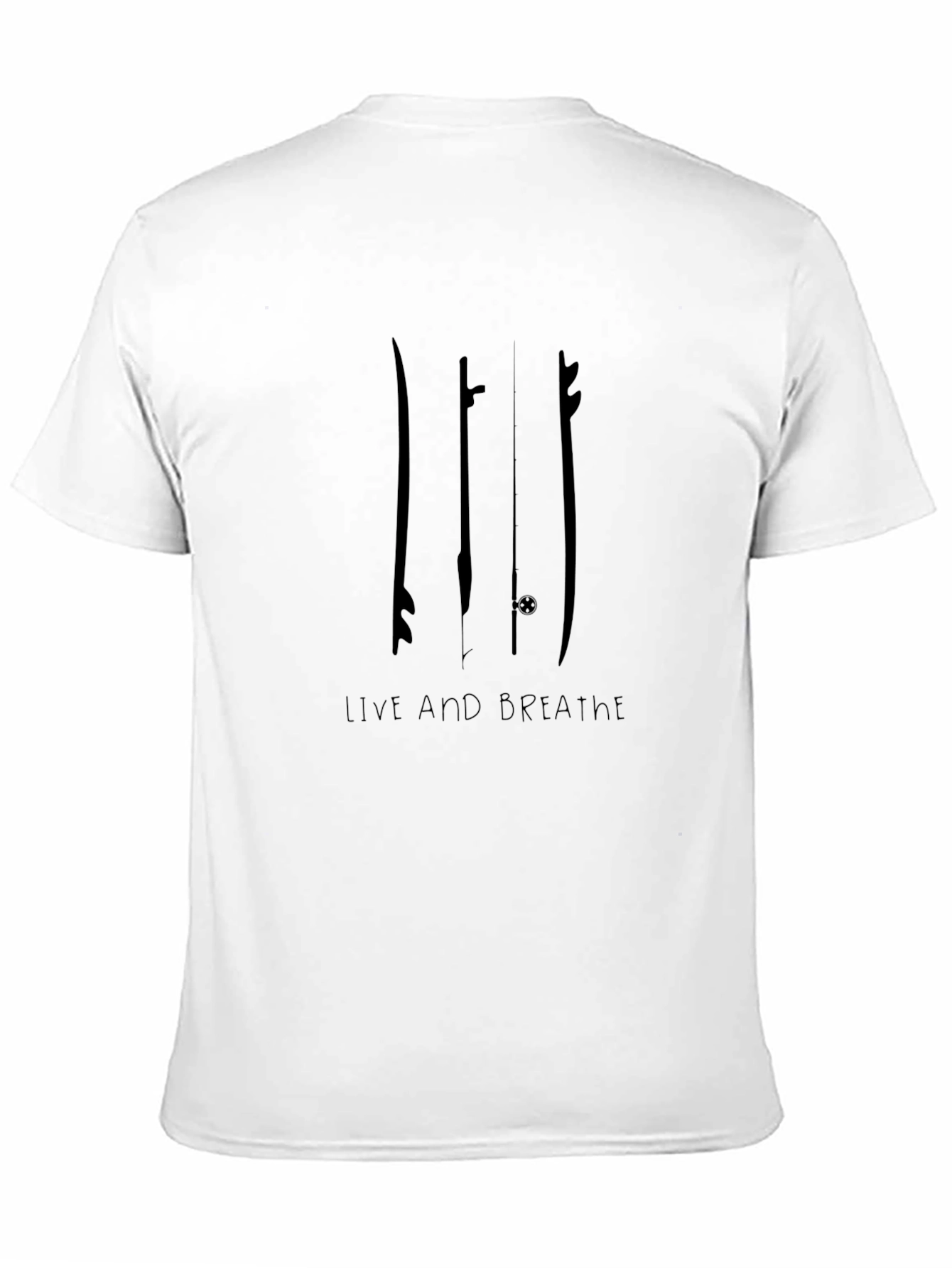 Surfboard Graphic Tee - Live and Breathe