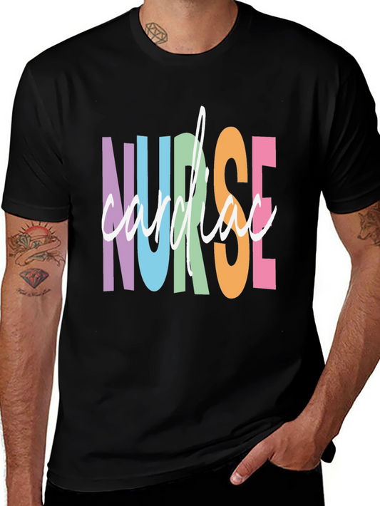 Cardiac Nurse Graphic Tee - Black