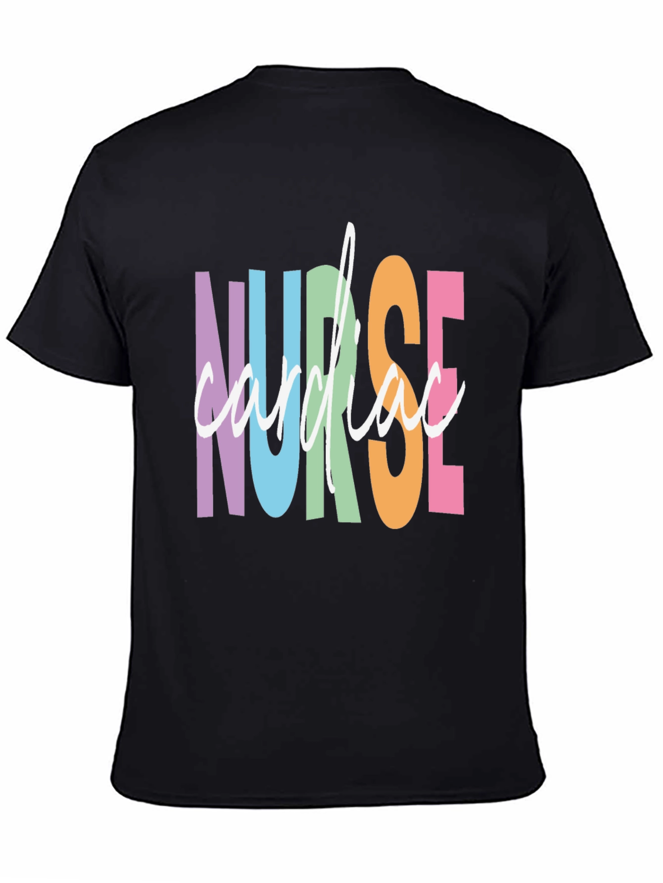 Cardiac Nurse Graphic Tee - Black