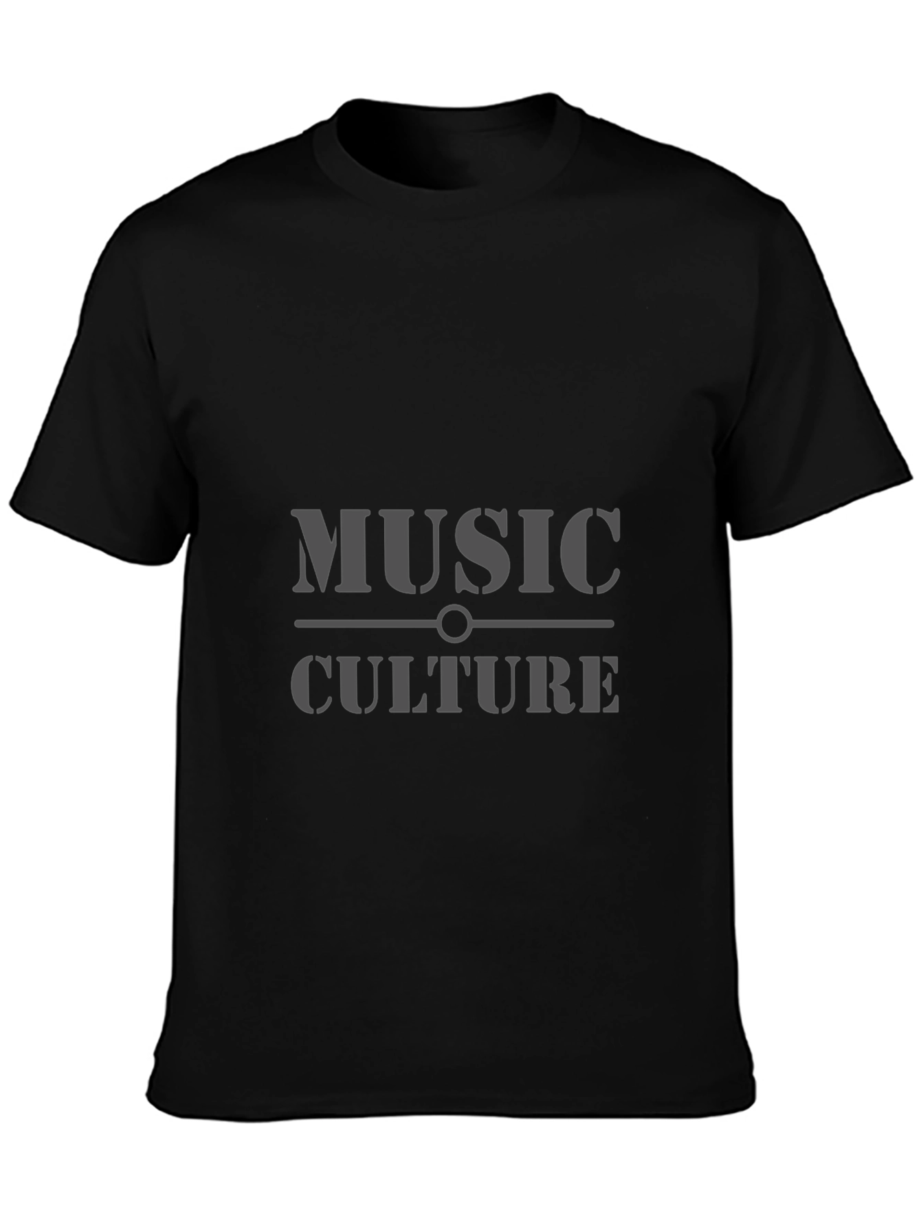 Music Culture Graphic Tee - Black