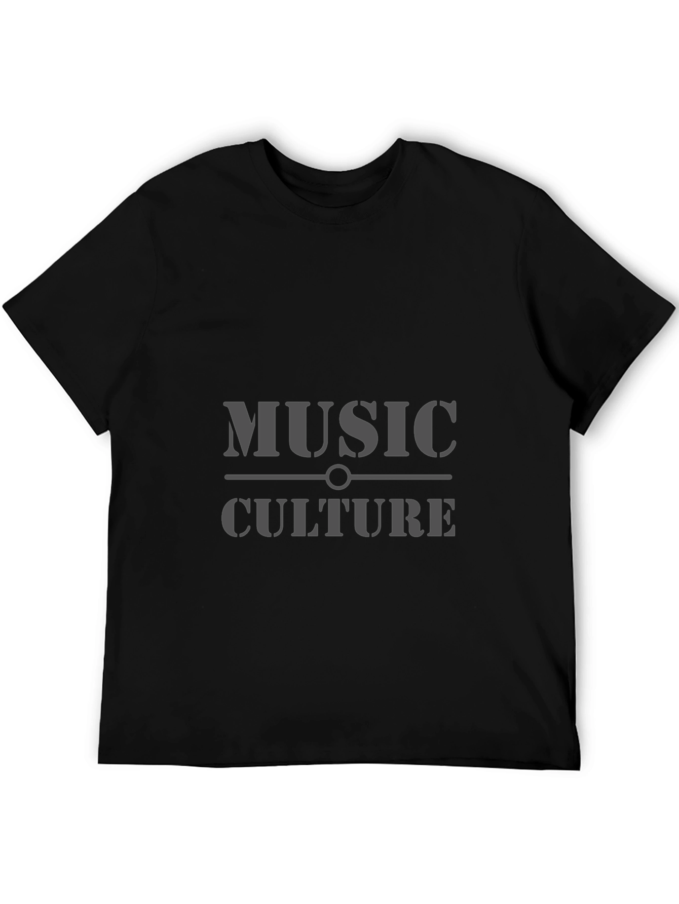Music Culture Graphic Tee - Black