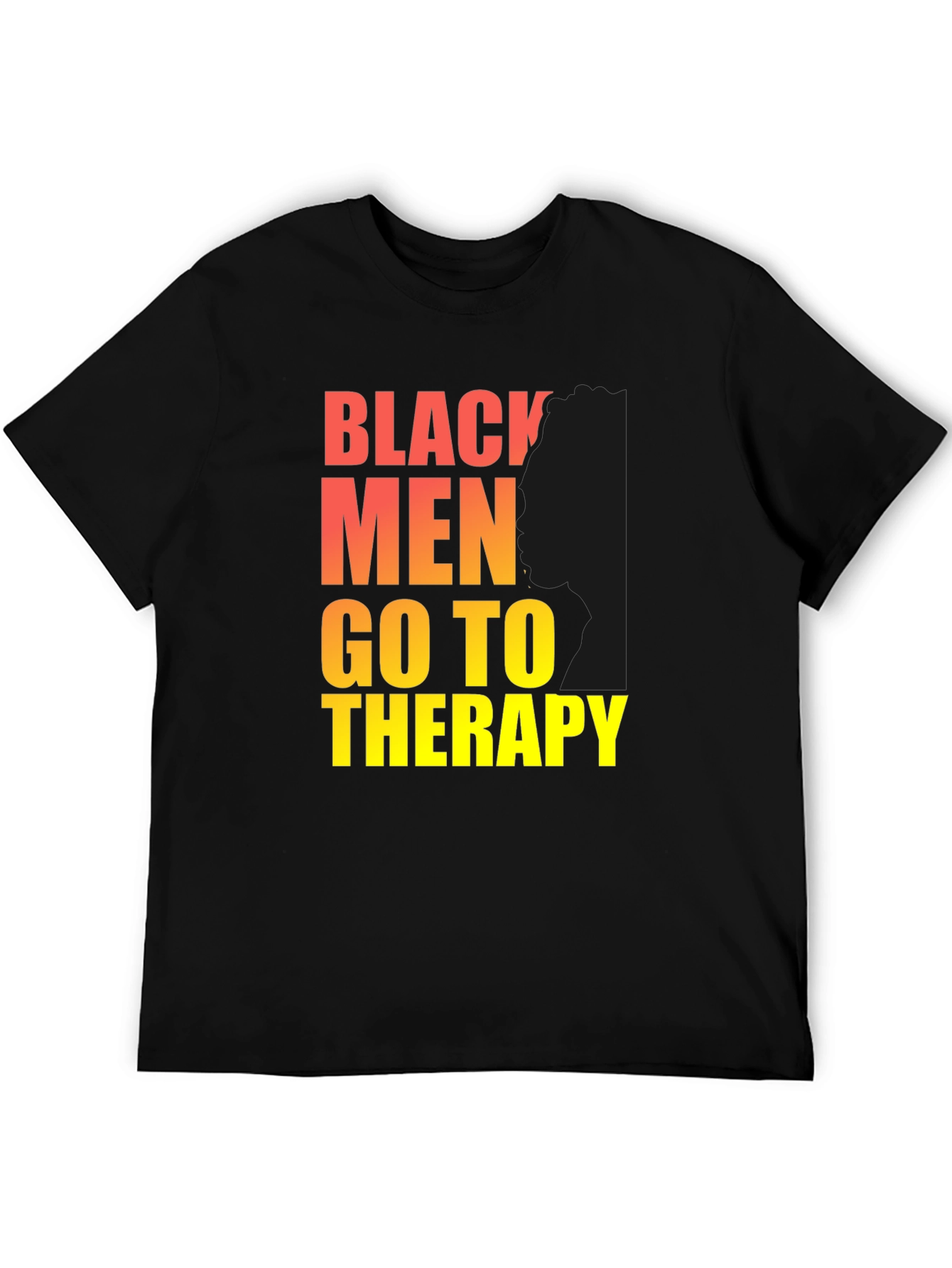Black Men Go To Therapy T-Shirt