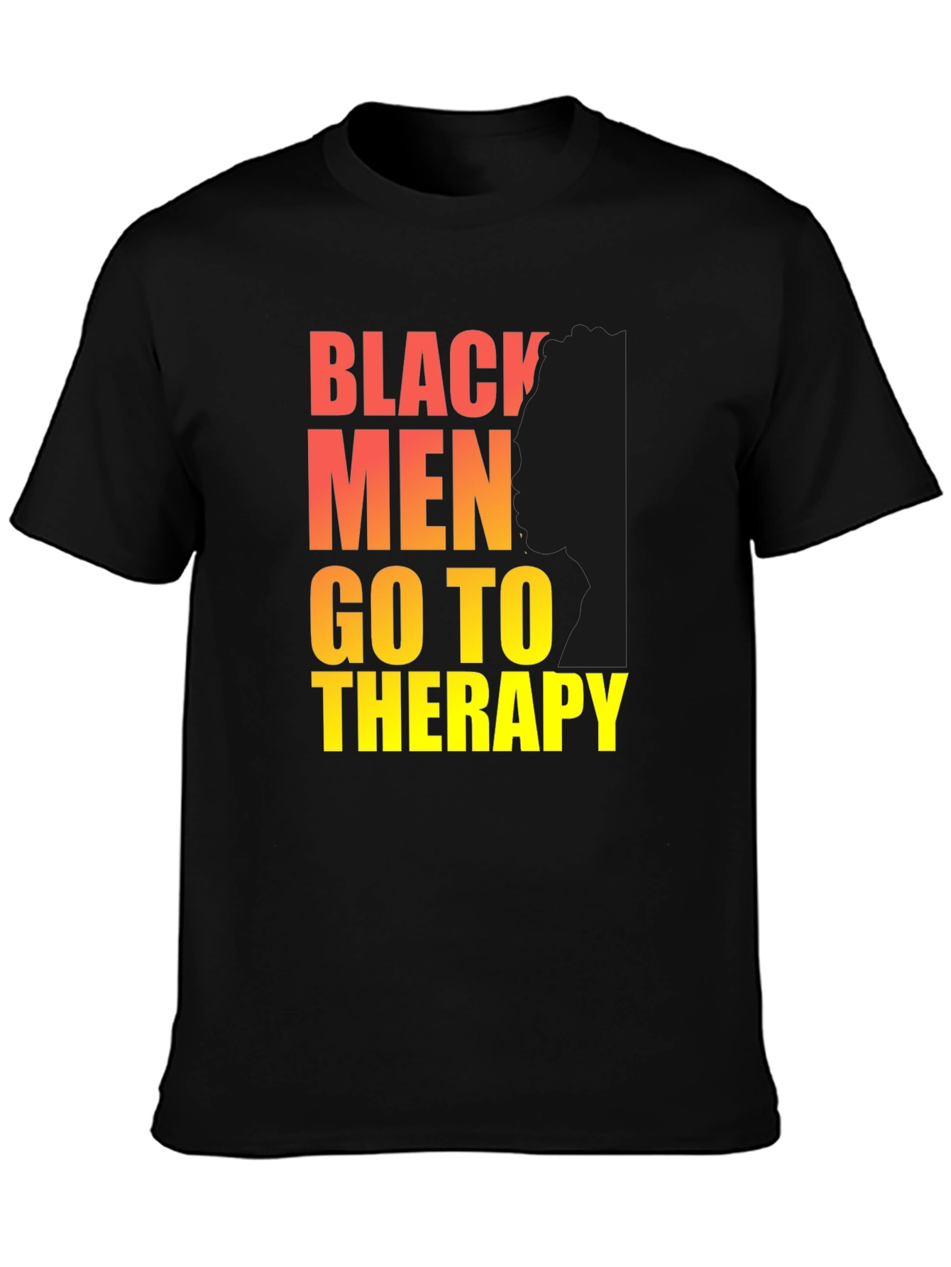 Black Men Go To Therapy T-Shirt