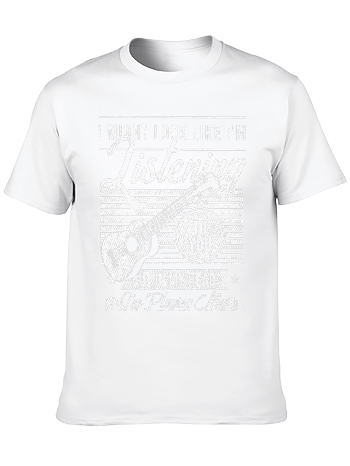 Music Lover T-Shirt: Playing Ukulele in My Head