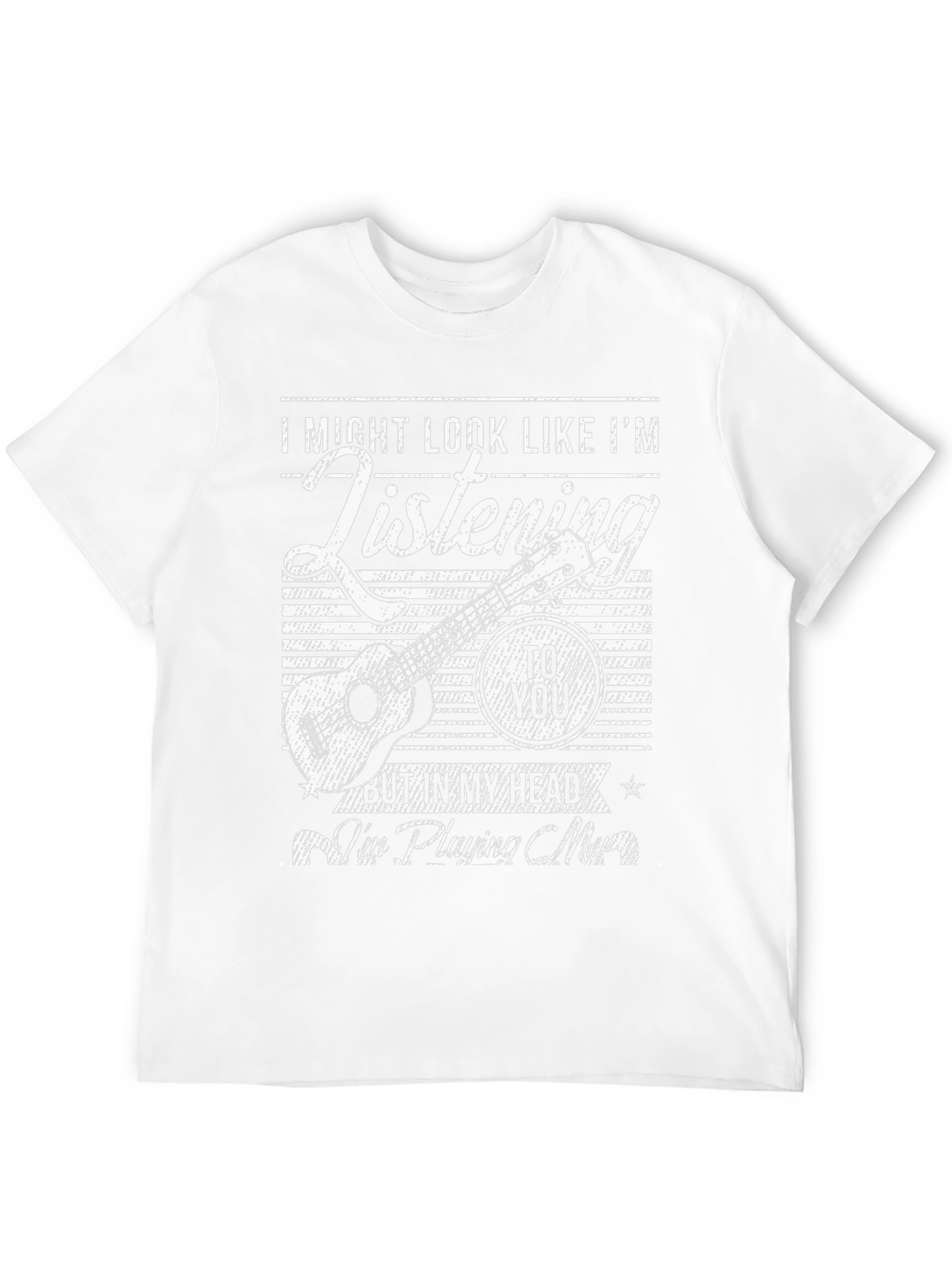 Music Lover T-Shirt: Playing Ukulele in My Head