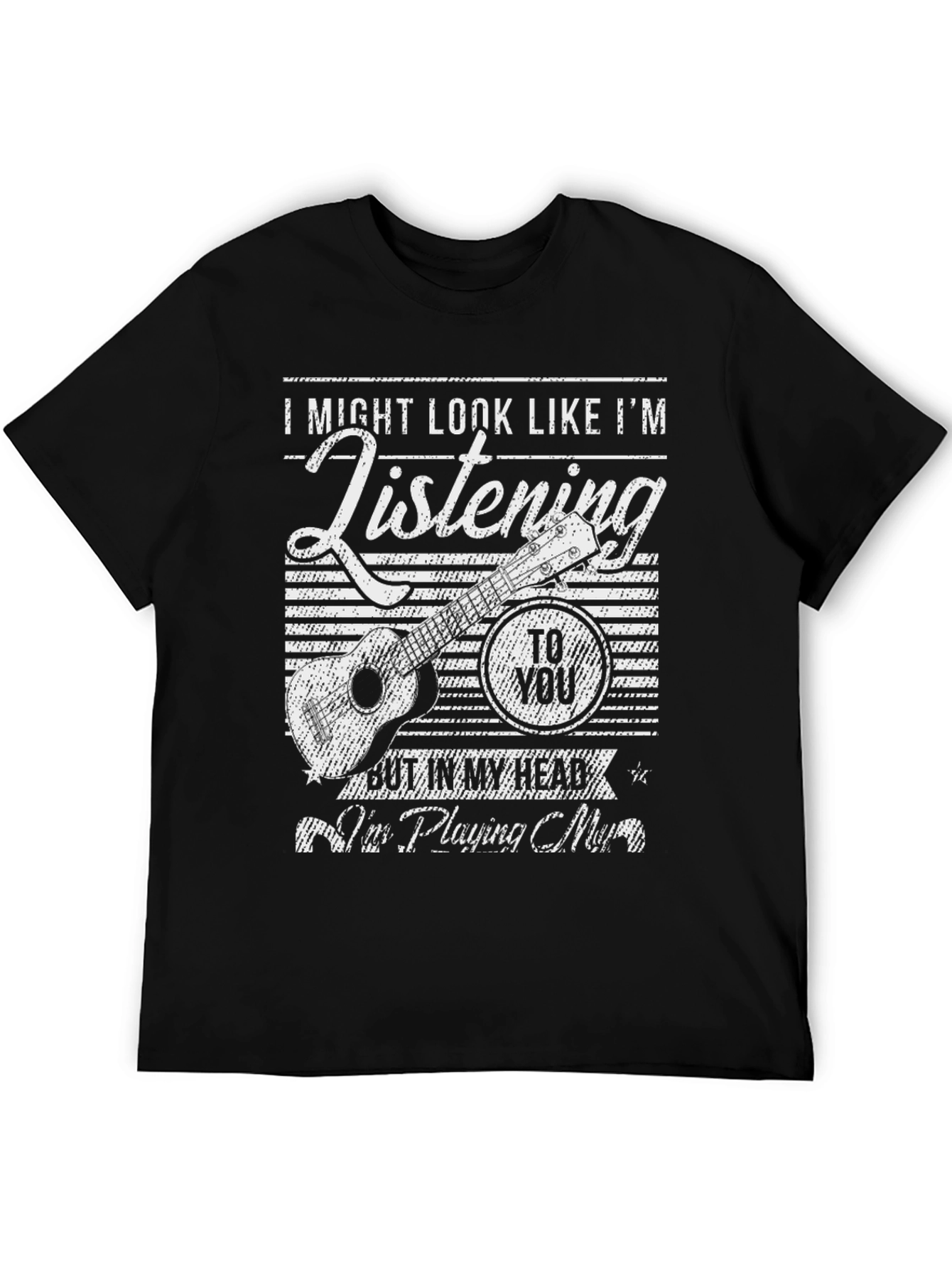 Music Lover T-Shirt: Playing Ukulele in My Head