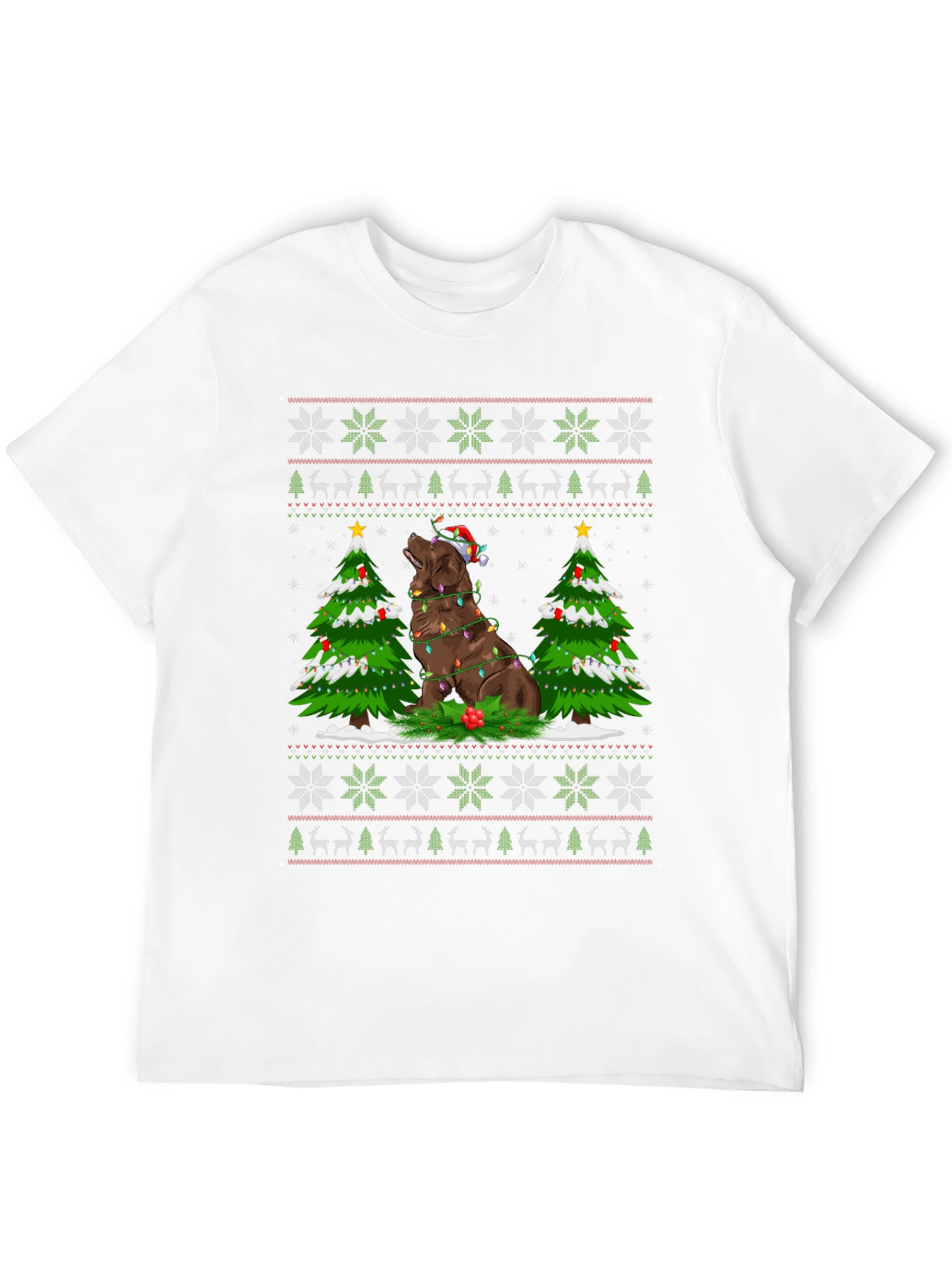 Dog Christmas Tree Ugly Christmas Sweater T-Shirt