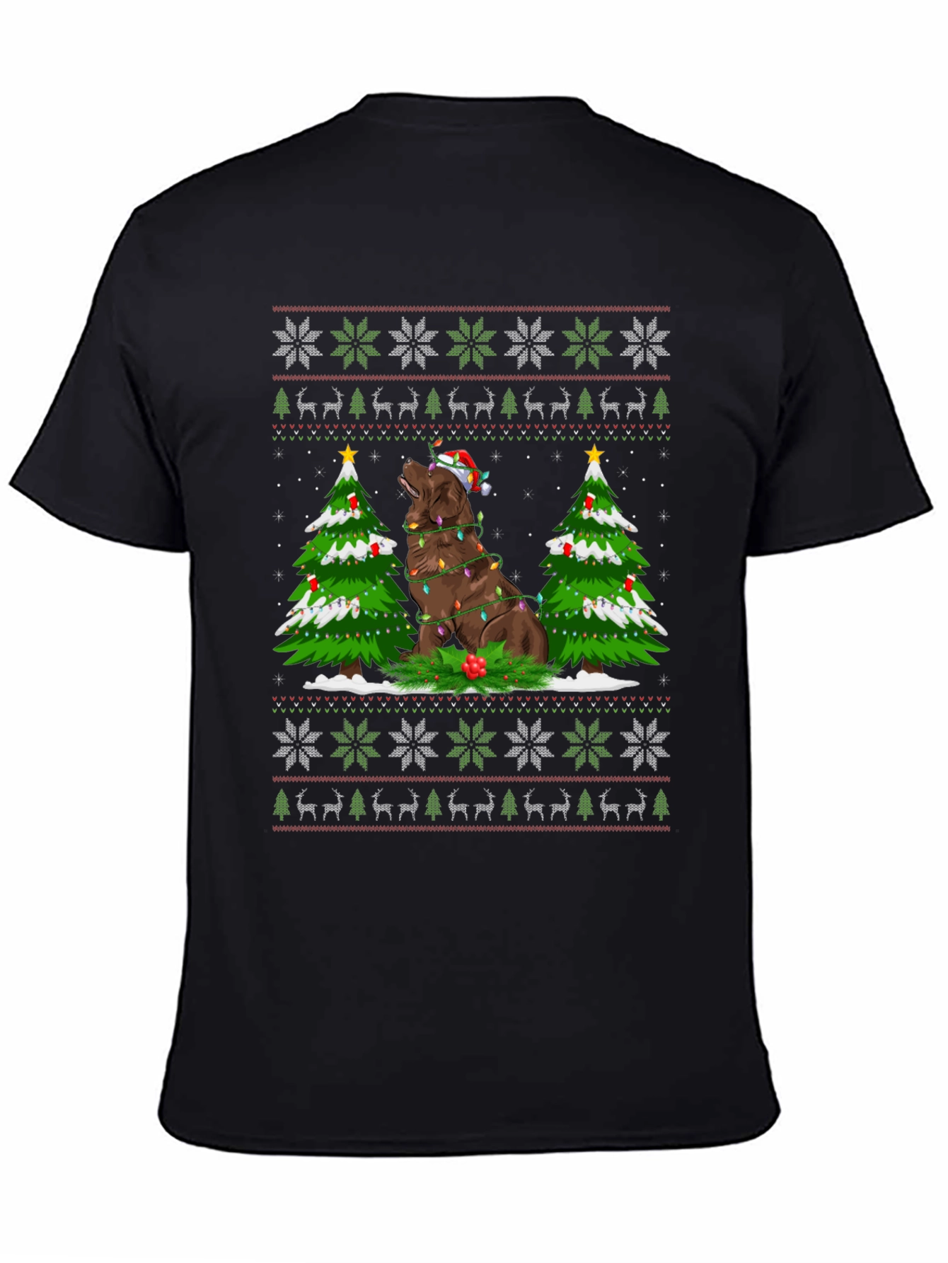 Dog Christmas Tree Ugly Christmas Sweater T-Shirt