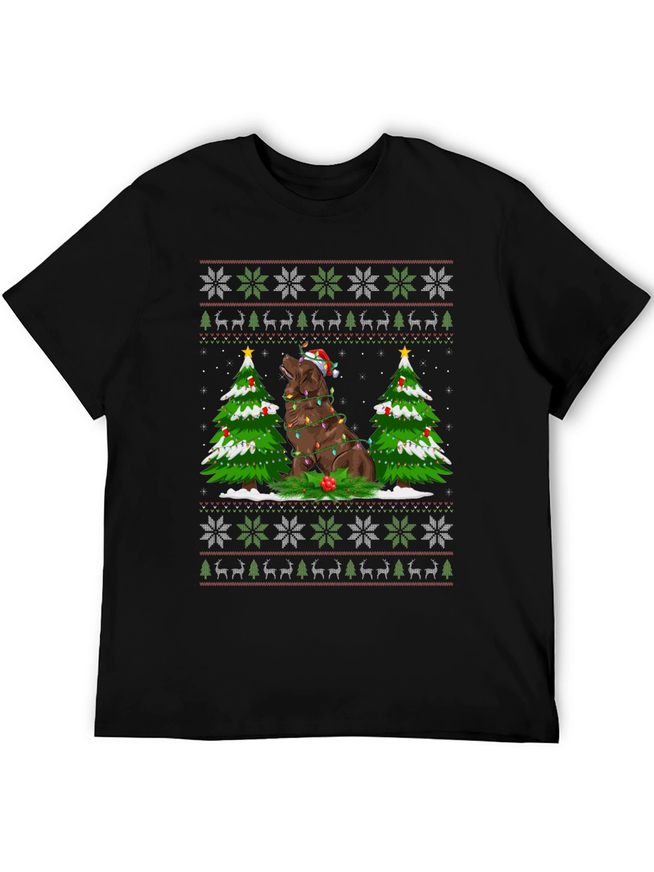 Dog Christmas Tree Ugly Christmas Sweater T-Shirt