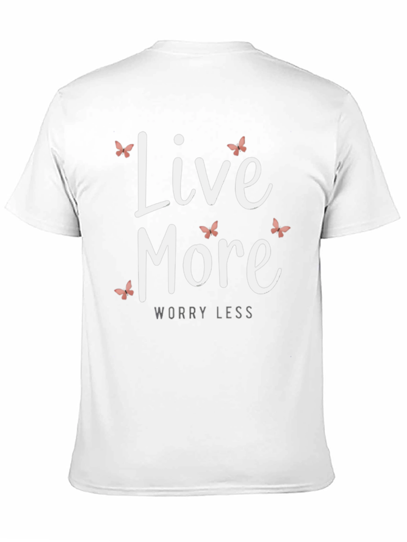 Live More Graphic Tee - Black Casual T-Shirt