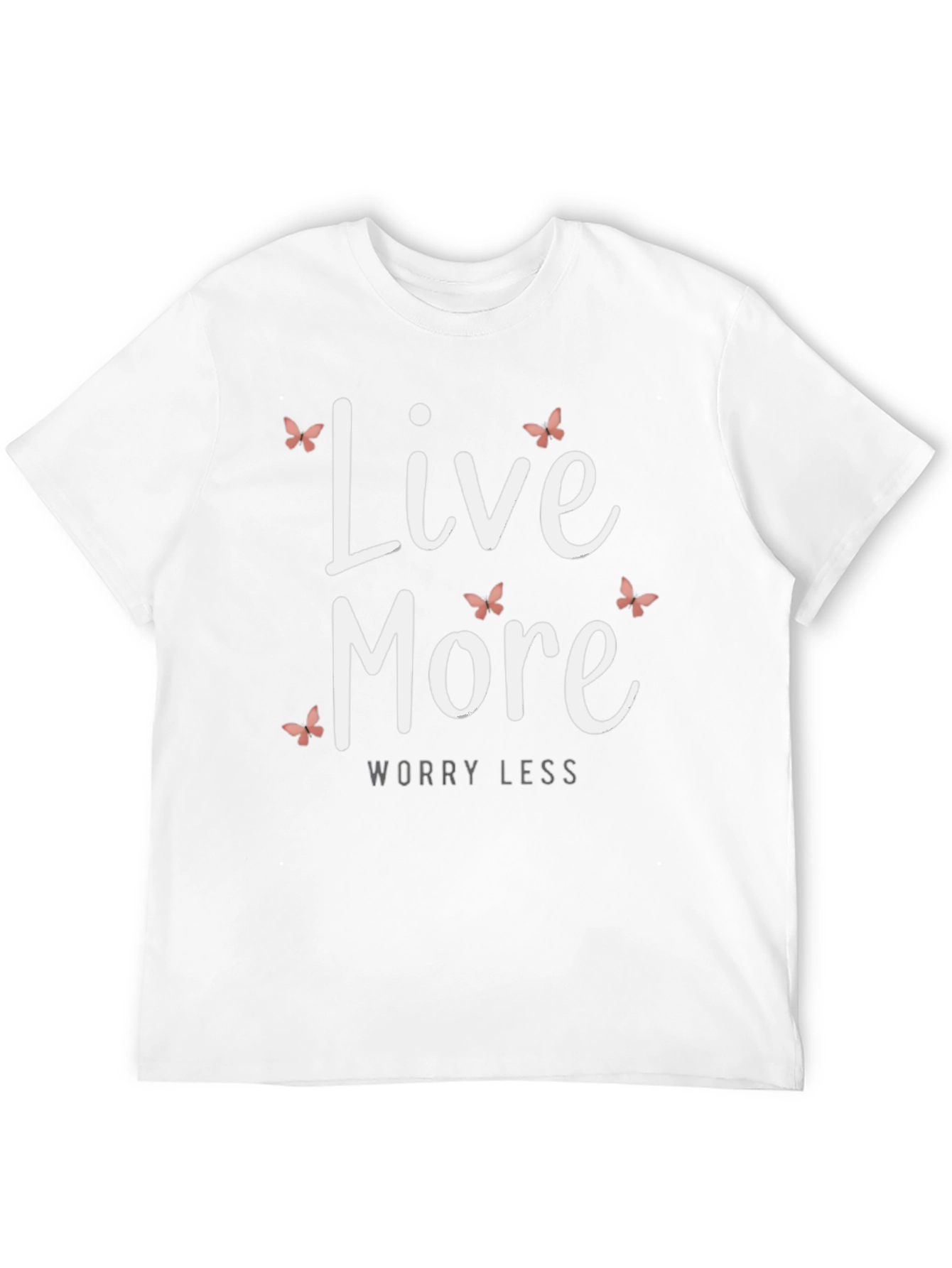 Live More Graphic Tee - Black Casual T-Shirt