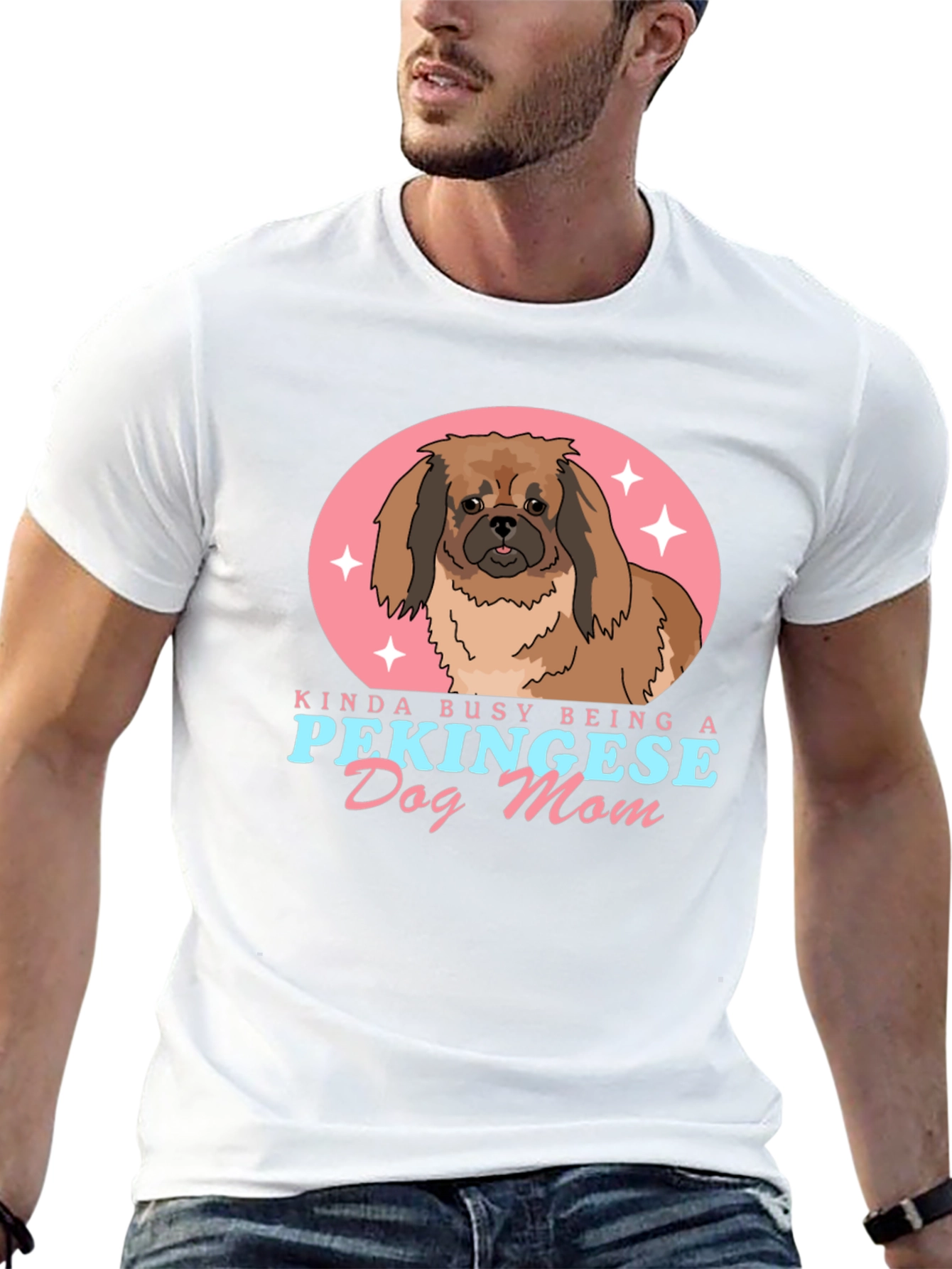 Pekingese Dog Mom T-Shirt - Cute Pet Lover Tee