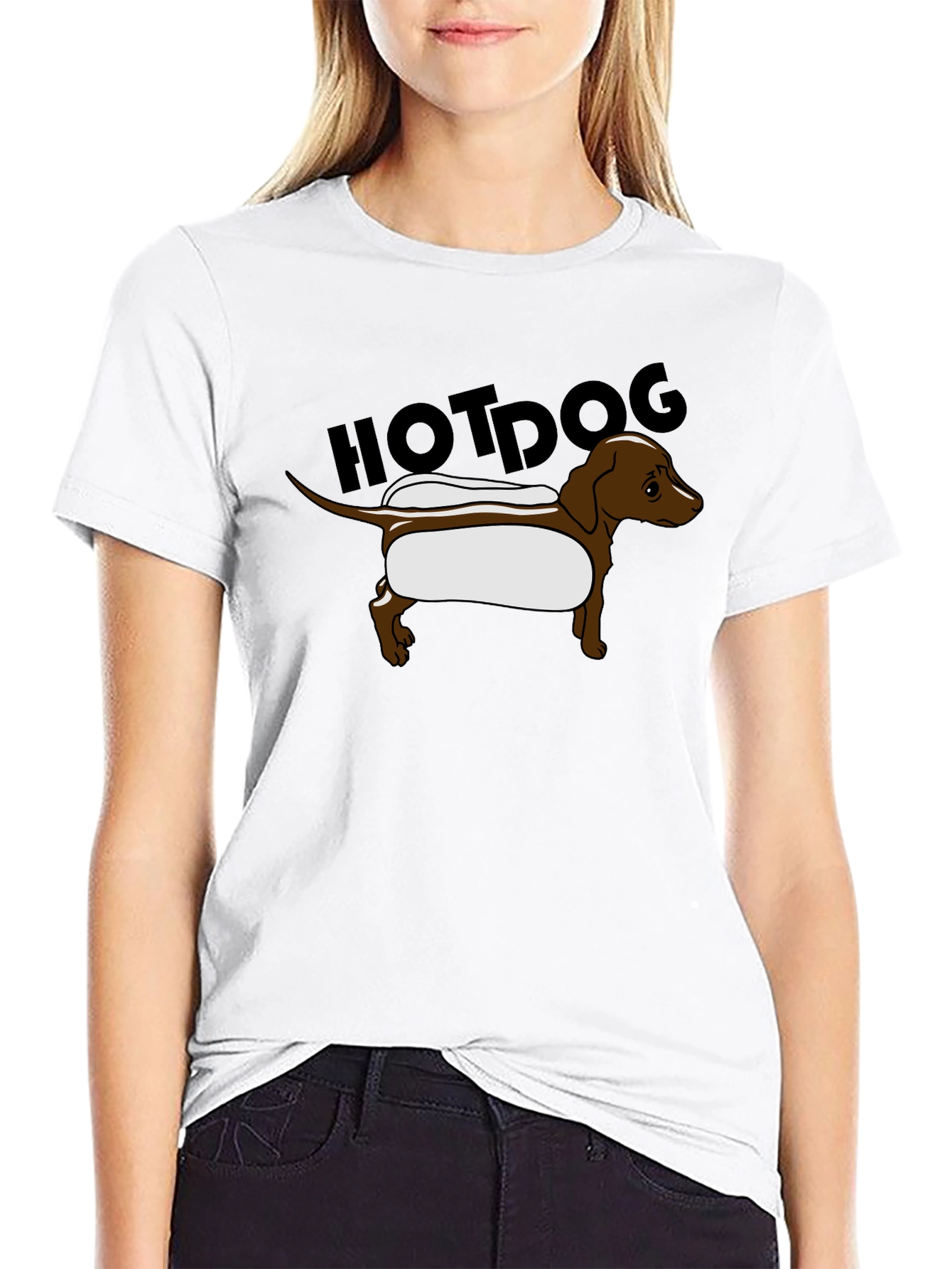 Funny Hotdog Dachshund T-Shirt